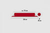 Verbindbare Kissenrolle „Zip-XL Lounger“ Rot, 50021