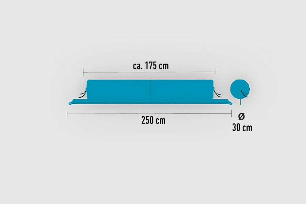 Verbindbare Kissenrolle „Zip-XL Lounger“ 50065