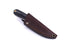 Necker 70 - BlackMicarta - Flat - Leather