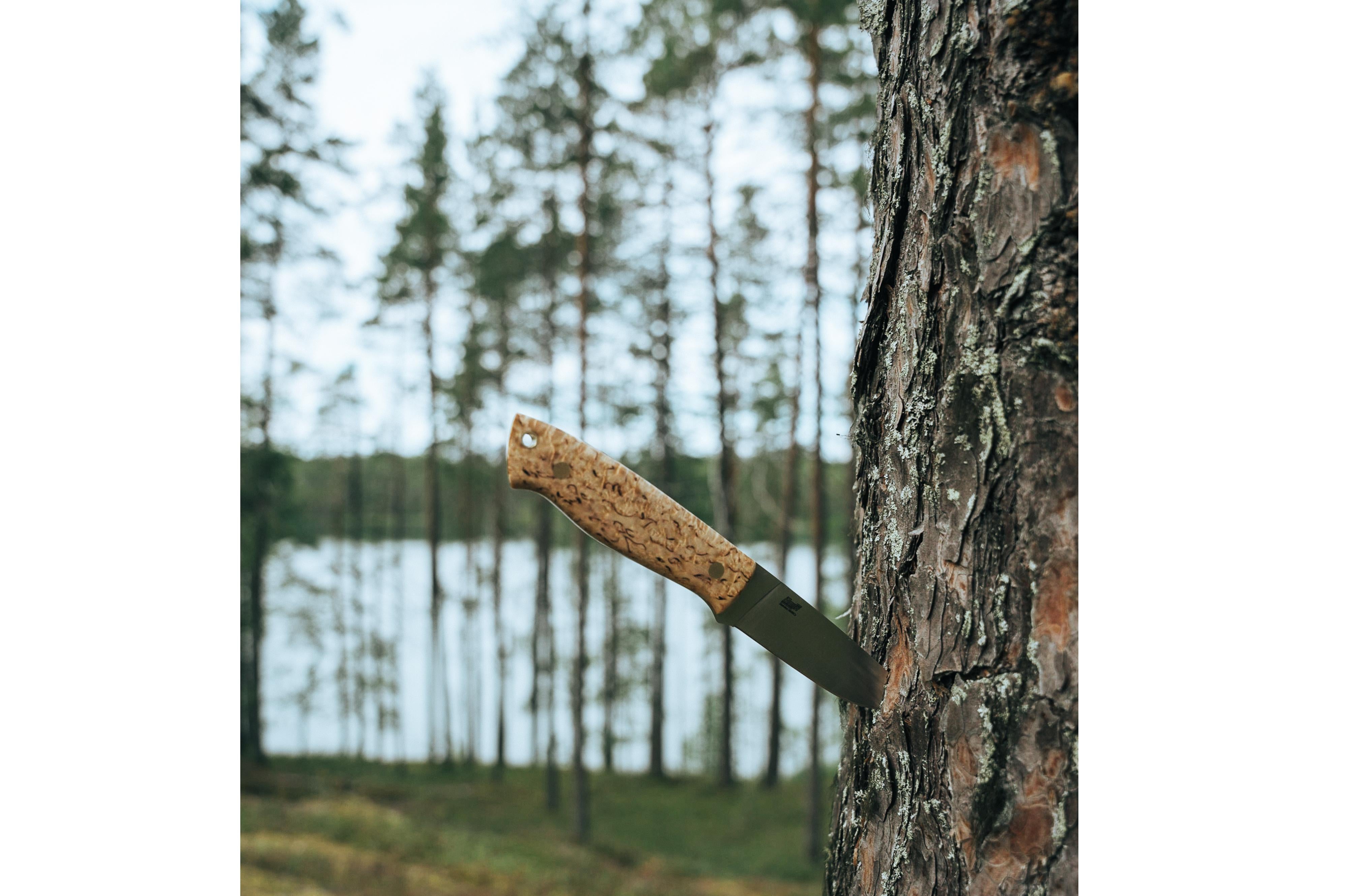 Trapper 95 - CurlyBirch - Flat - Leather