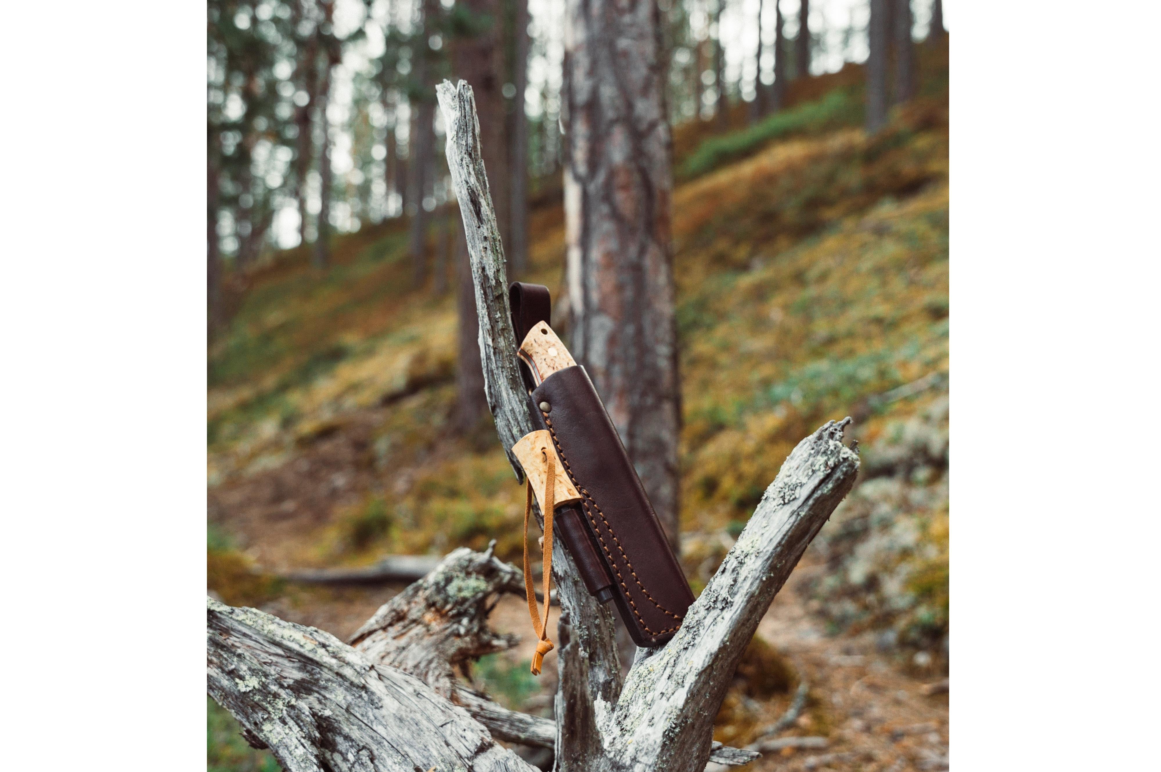 Trapper 95 - CurlyBirch - Flat - Firesteel