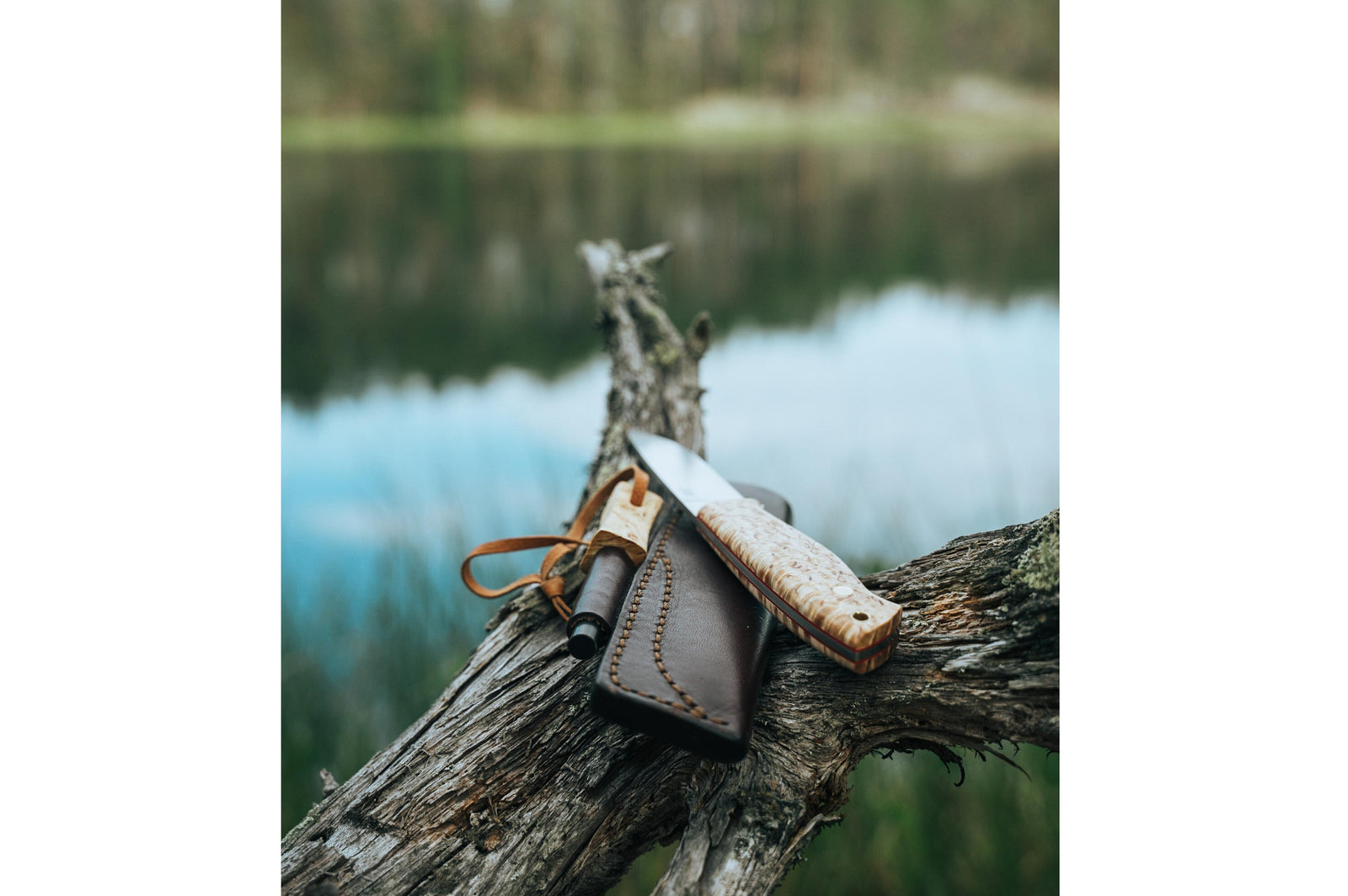 Trapper 95 - CurlyBirch - Flat - Firesteel