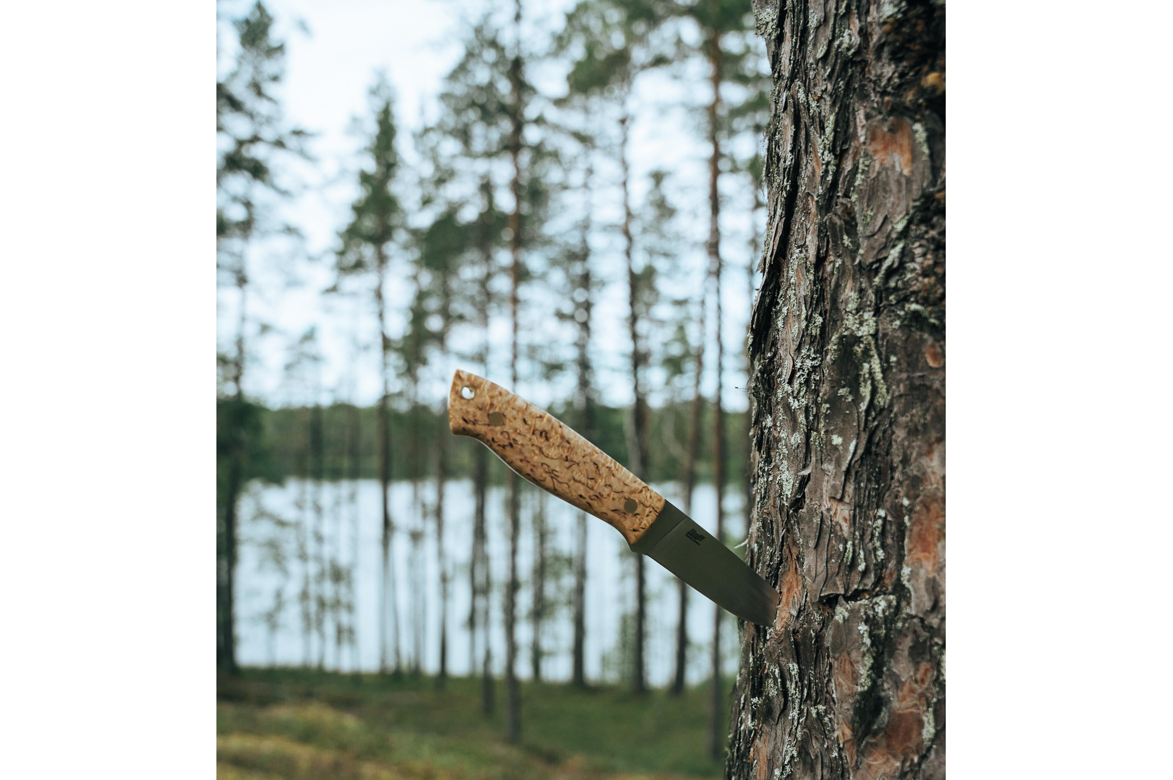 Trapper 95 - CurlyBirch - Flat - Firesteel