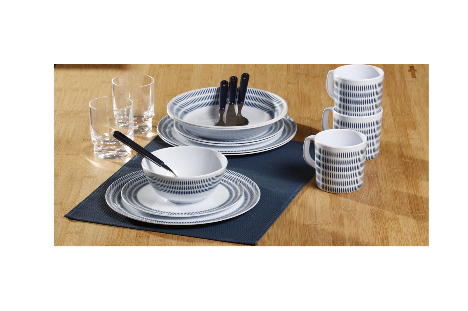 All inclusive Bluebay - 4xØ25cm, 4xØ21cm, 4xØ20cm, 4x30cl, 4x20cl - Essen & Küche