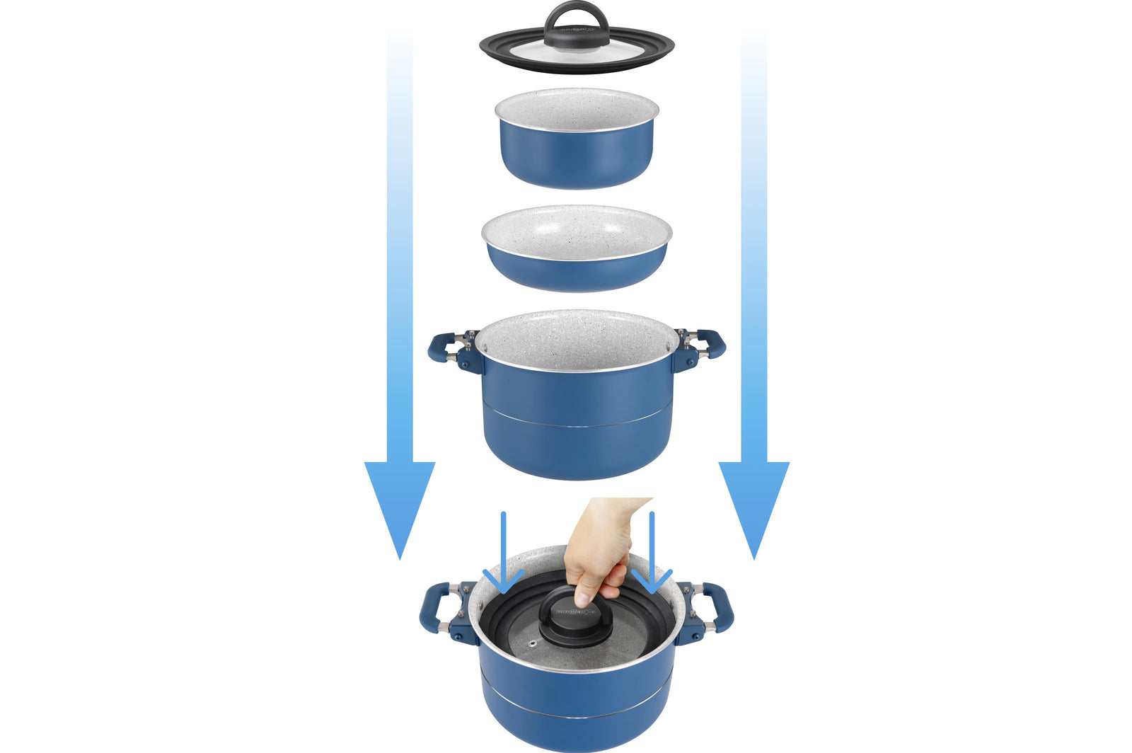 Brunner - Carezza Magnetogrip 7 + 1 Ø22 - Ø22x20 cm - Essen & Küche