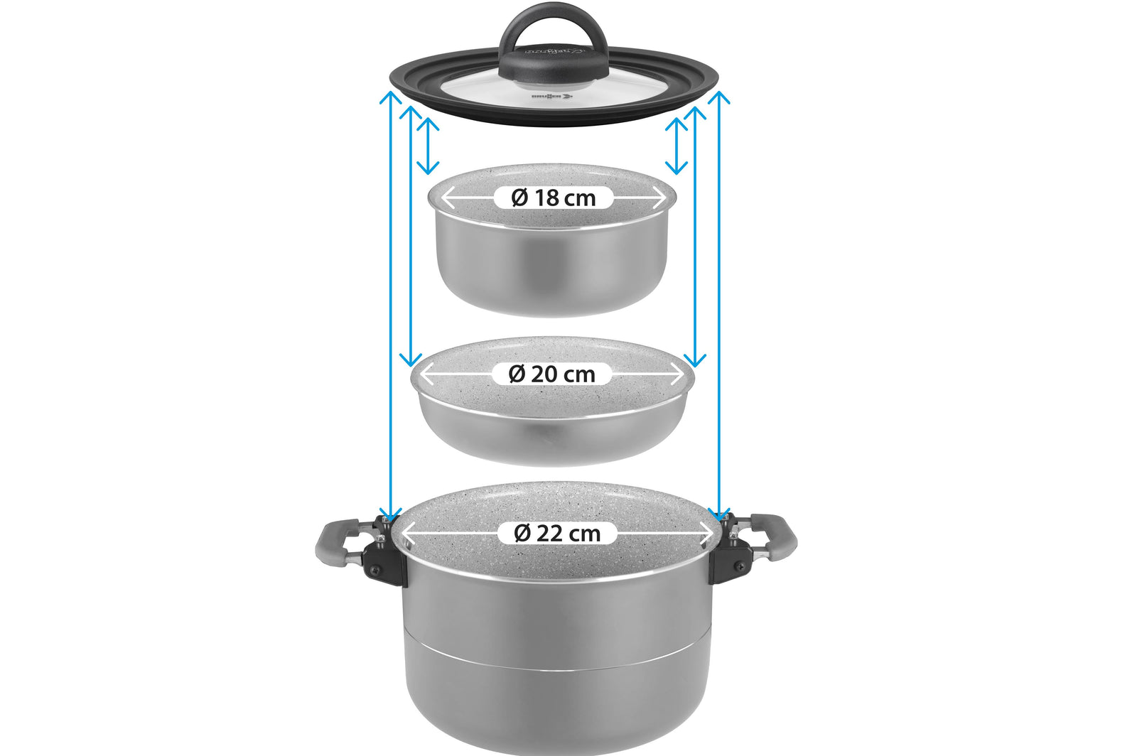 Brunner - Fusion 7 + 1 ø22 - Ø22cm - Essen & Küche