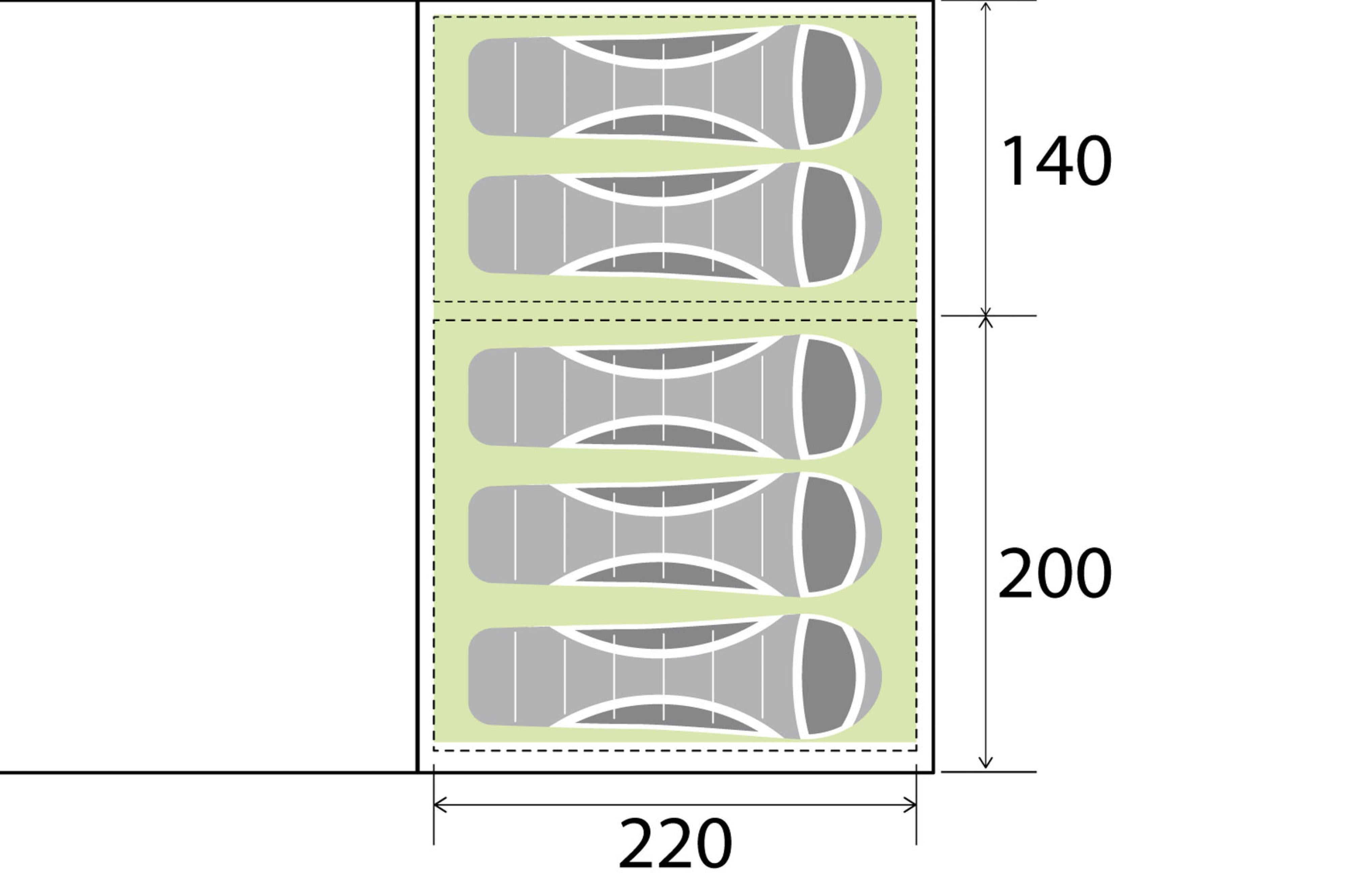 Kalynda 5 - 360x490xH205 cm - Shophome Outdoorstation