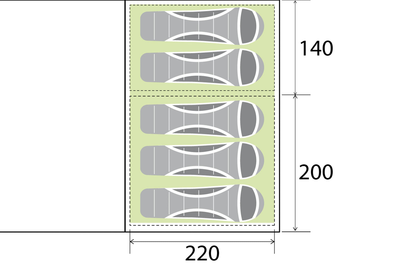 Kalynda 5 - 360x490xH205 cm - Shophome Outdoorstation