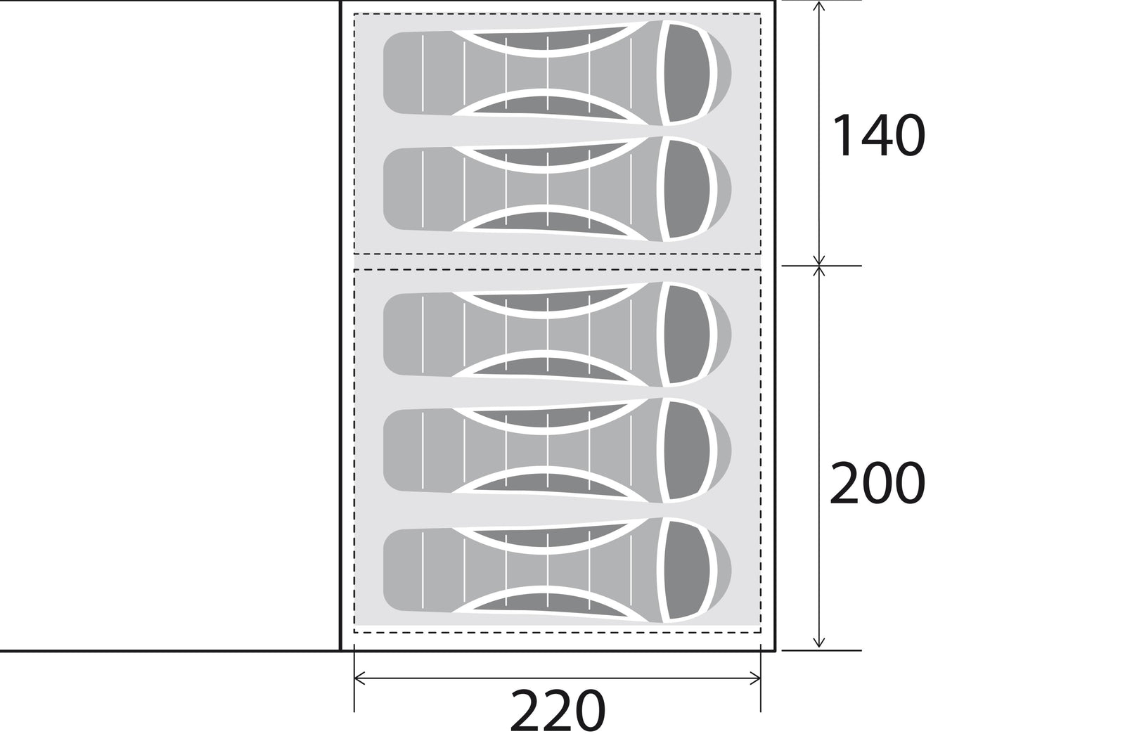 Brunner - Kalynda 5 - 360x490xH205 cm - Shophome Outdoorstation