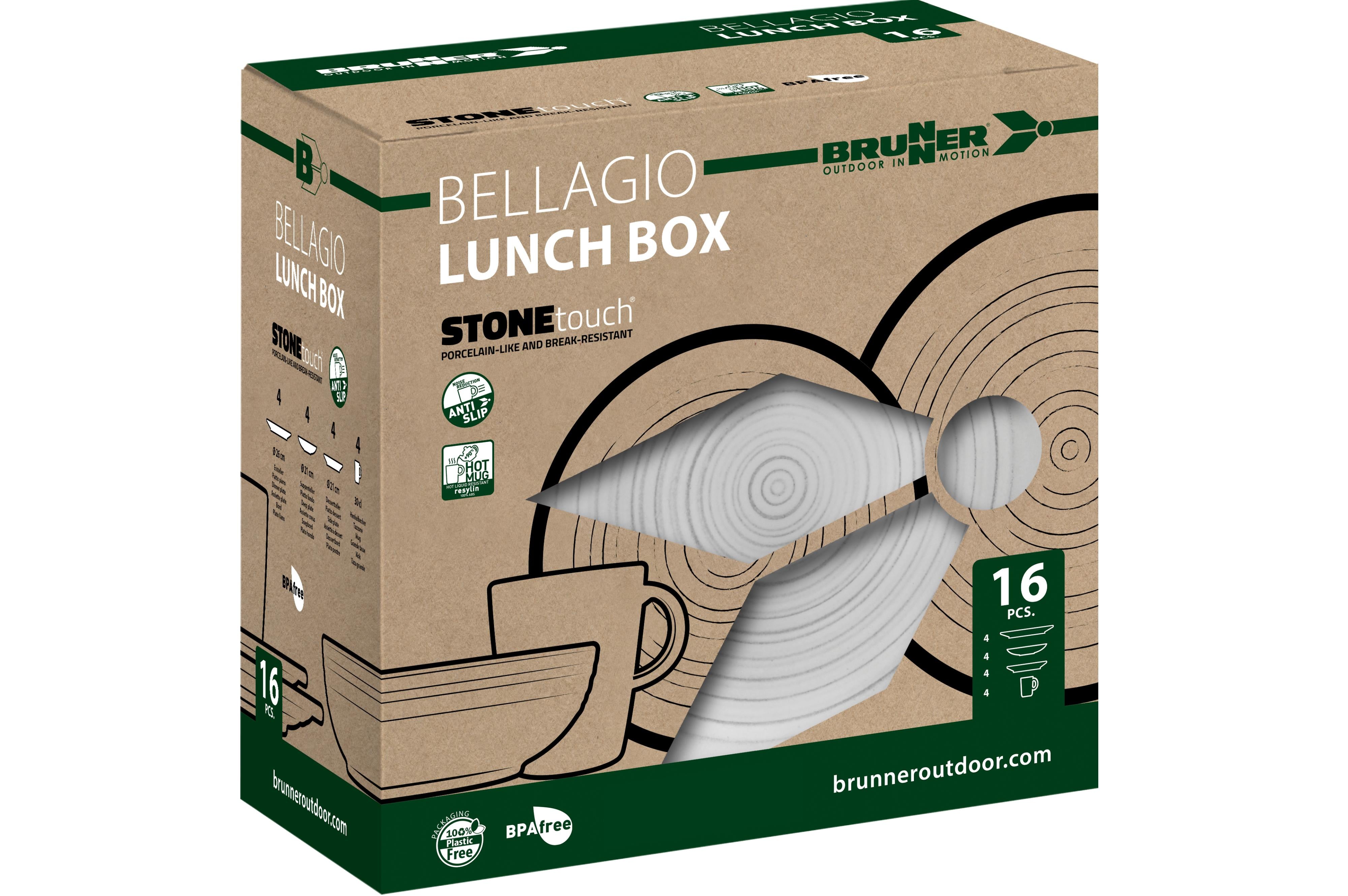 Brunner - Lunch Box Bellagio - 4xØ26cm, 4xØ21cm, 4xØ21cm, 4x30cl - Essen & Küche