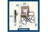 Adjustable Rocker Aged Fatigue - 61.5x61.5x98 cm - Camping Stühle