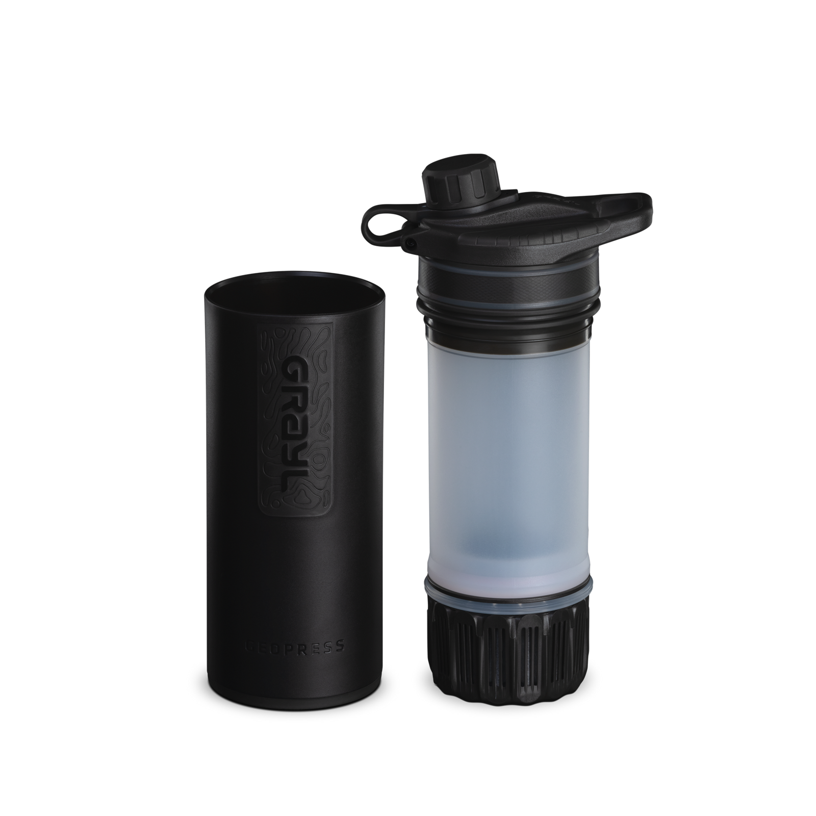 Geopress Purifier Bottle Covert Black