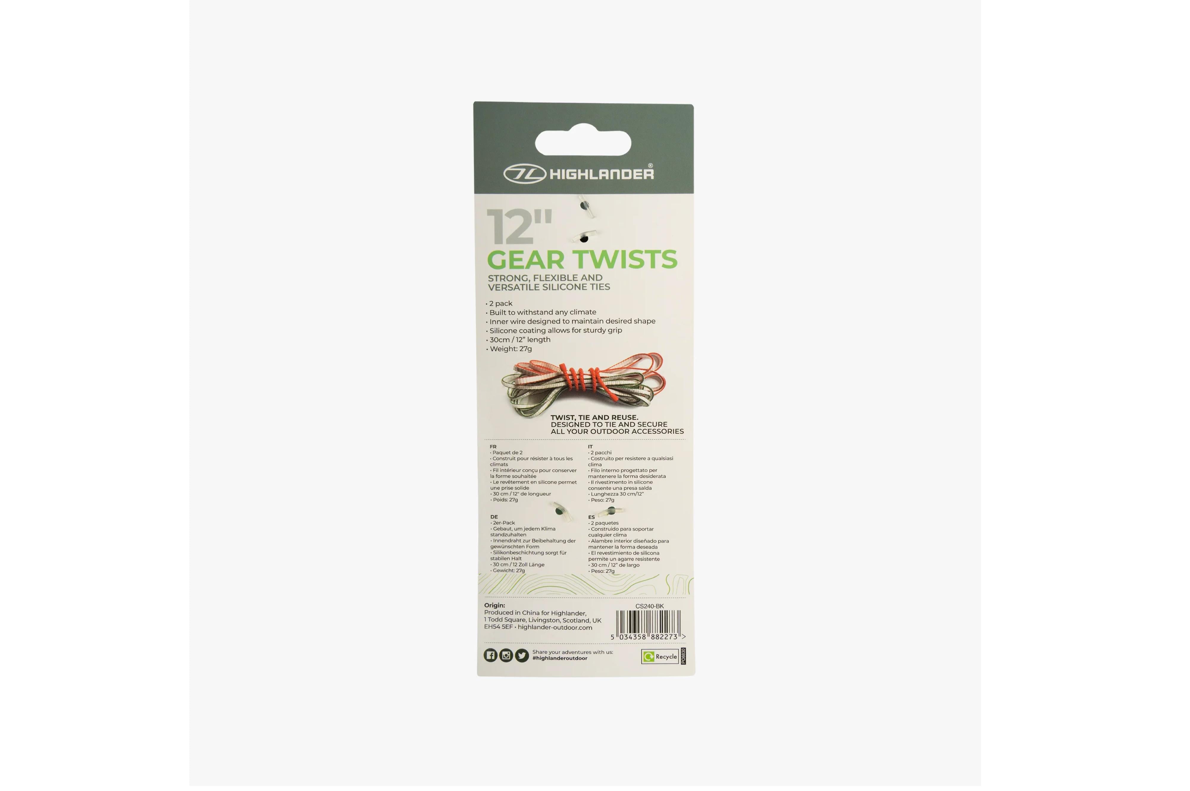Gear Twists Set 30cm - Camping Zubehör
