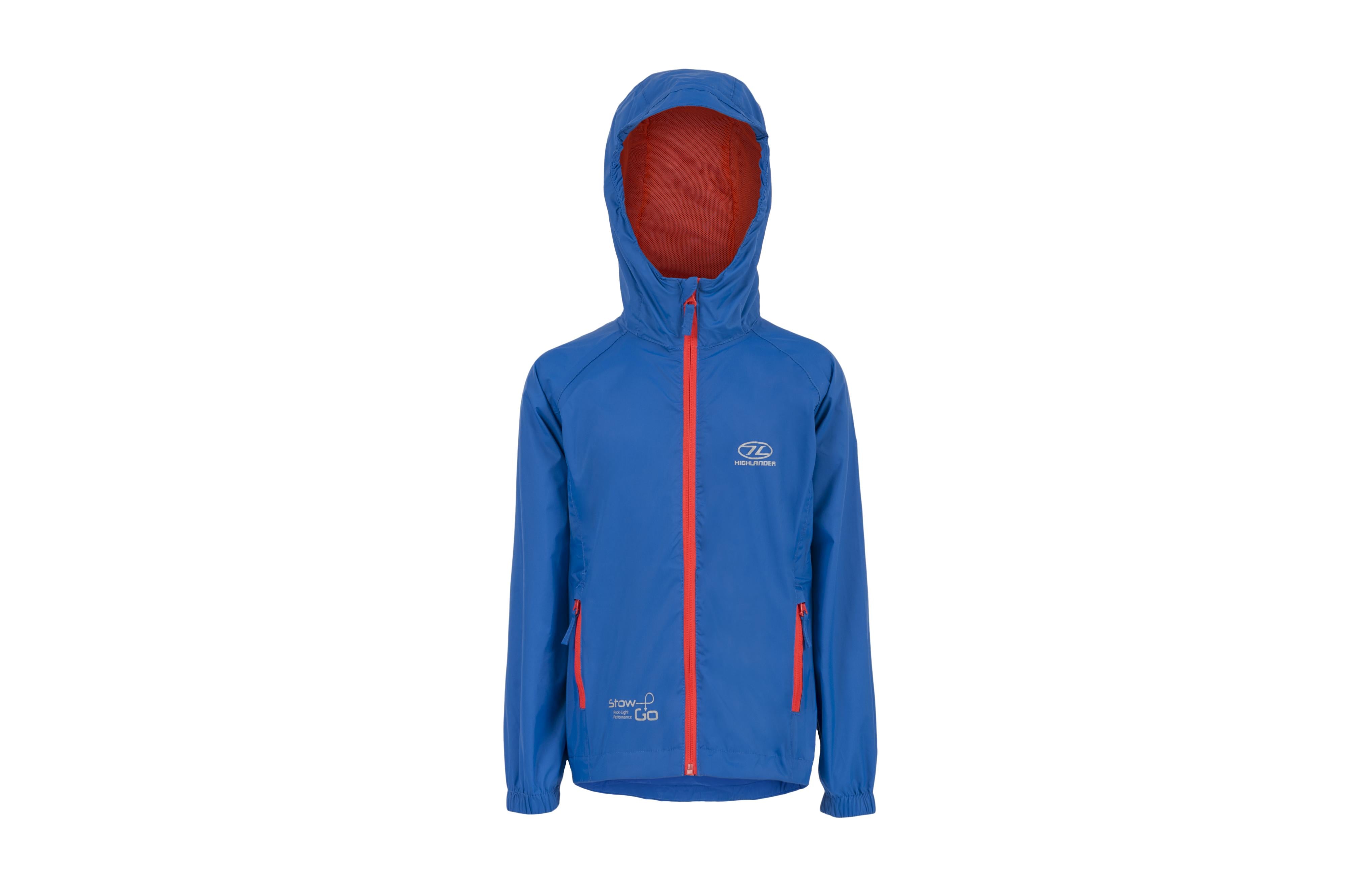 Stow & Go Kids Packaway Jacket - Blue / 11/12 - Jacken