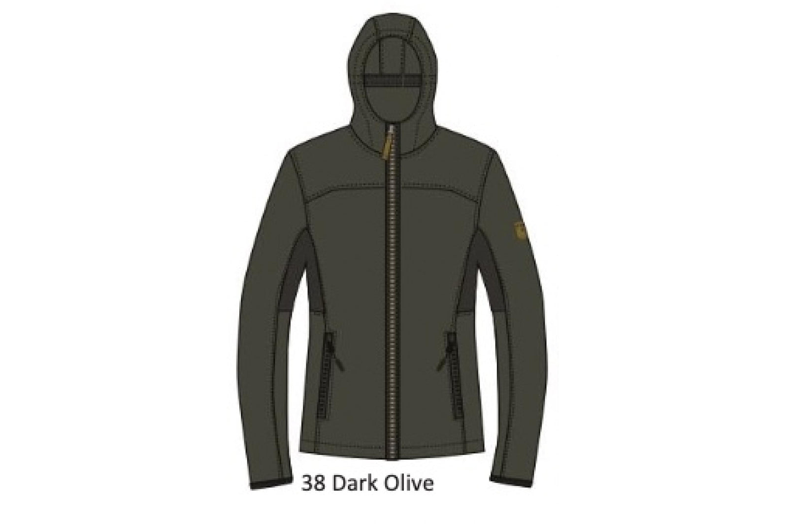 Kaarna W Jacket - 36 / Dark Olive - Jacken