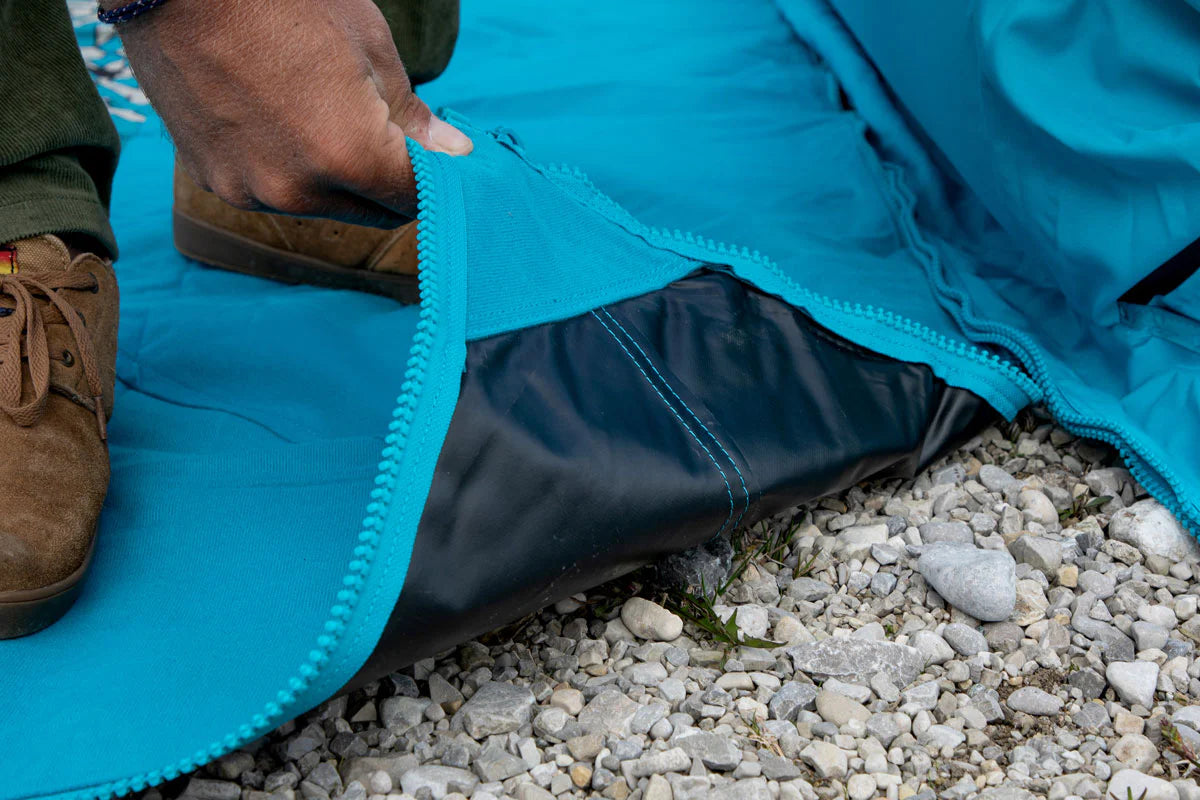 Verbindbarer Teppich „Zip-Carpet“ Skandinavien Grün 50238