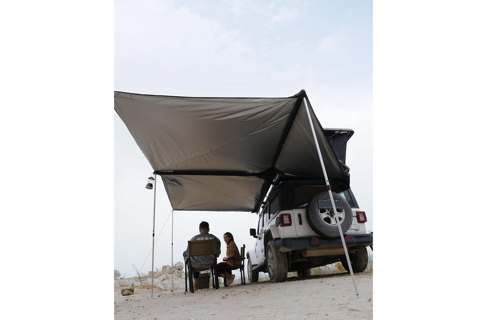 270° Car Awning, Left-Side Mounting