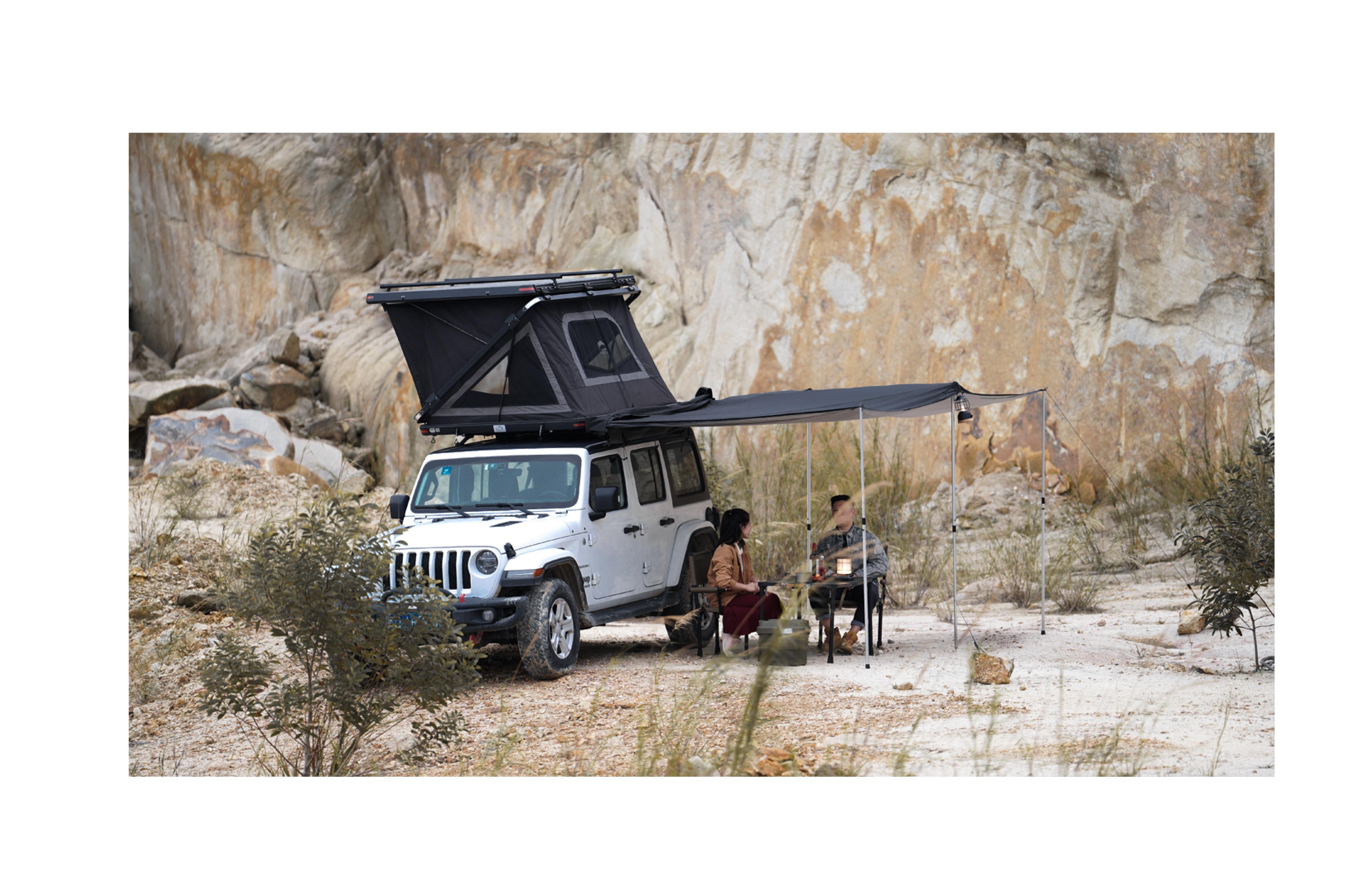 270° Car Awning, Left-Side Mounting