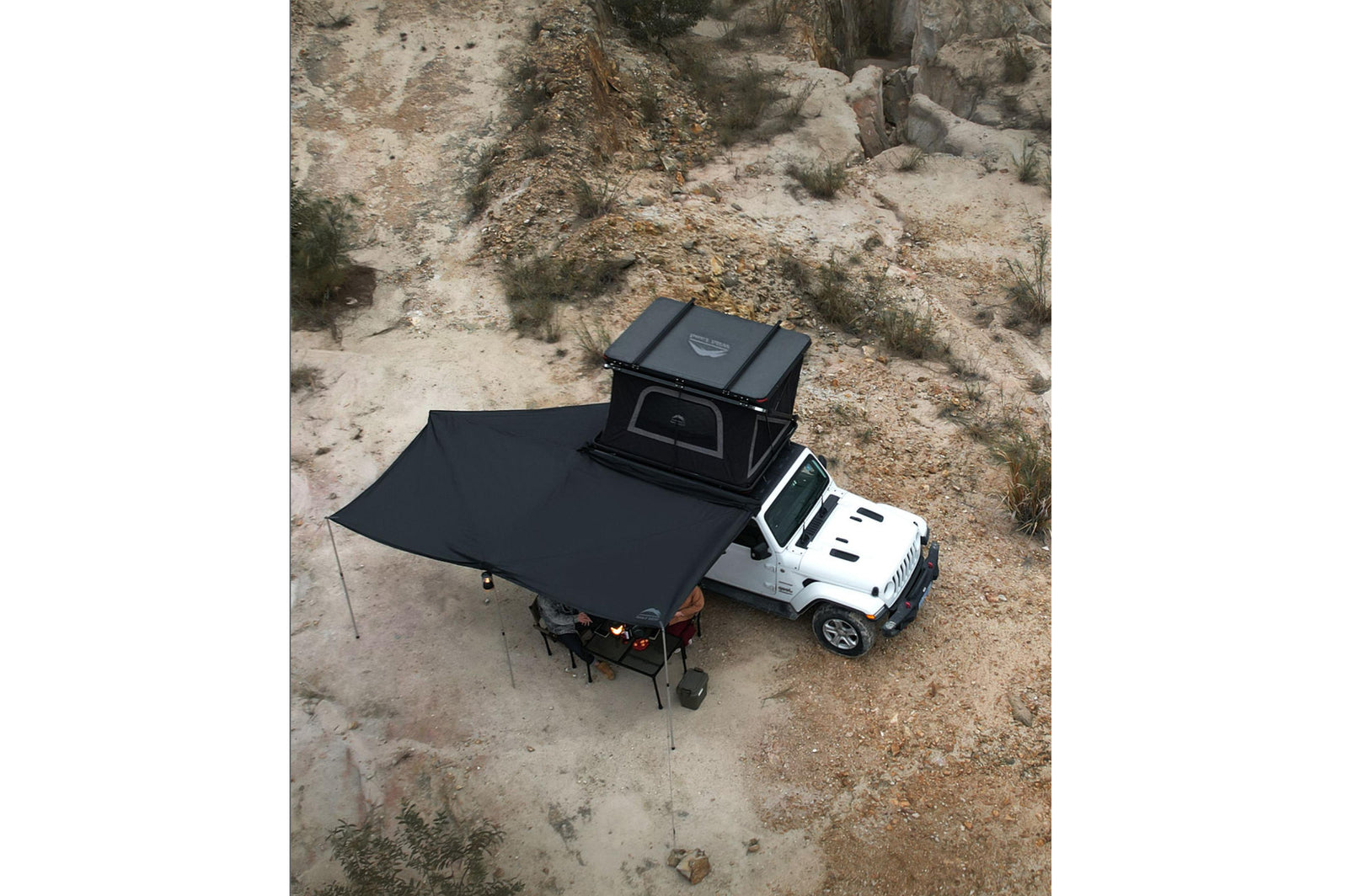 270° Car Awning, Right-Side Mounting