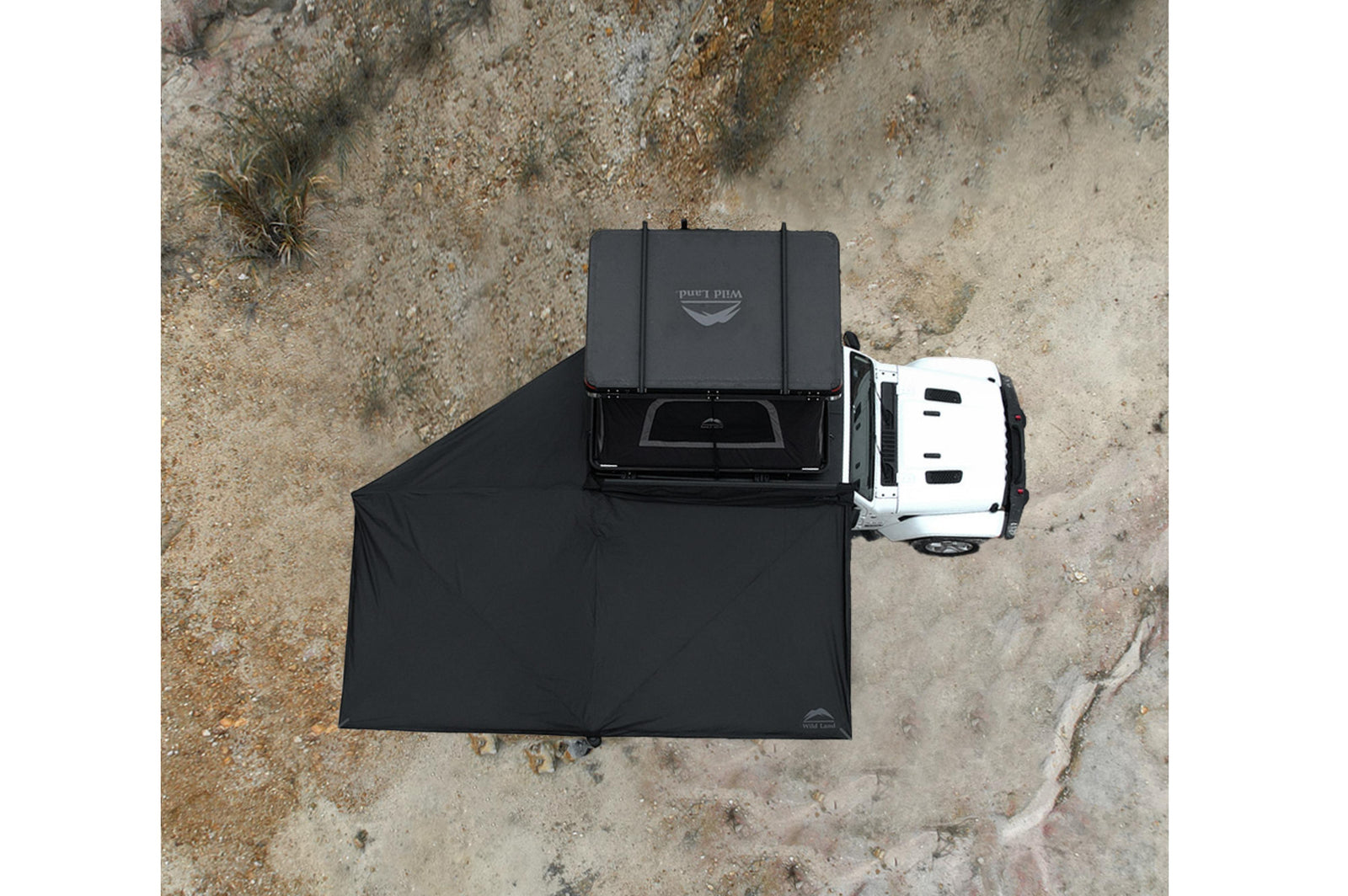 270° Car Awning, Right-Side Mounting