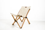 Bamboo Canvas Chair - 55x45x66 cm - Camping Stühle