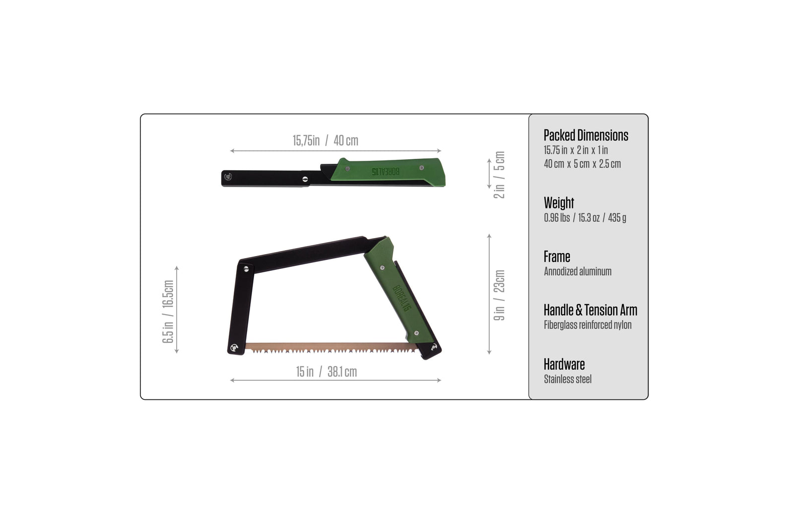 Agawa - Boreal 15 GR - 38.1x3x19 cm - Boreal 15