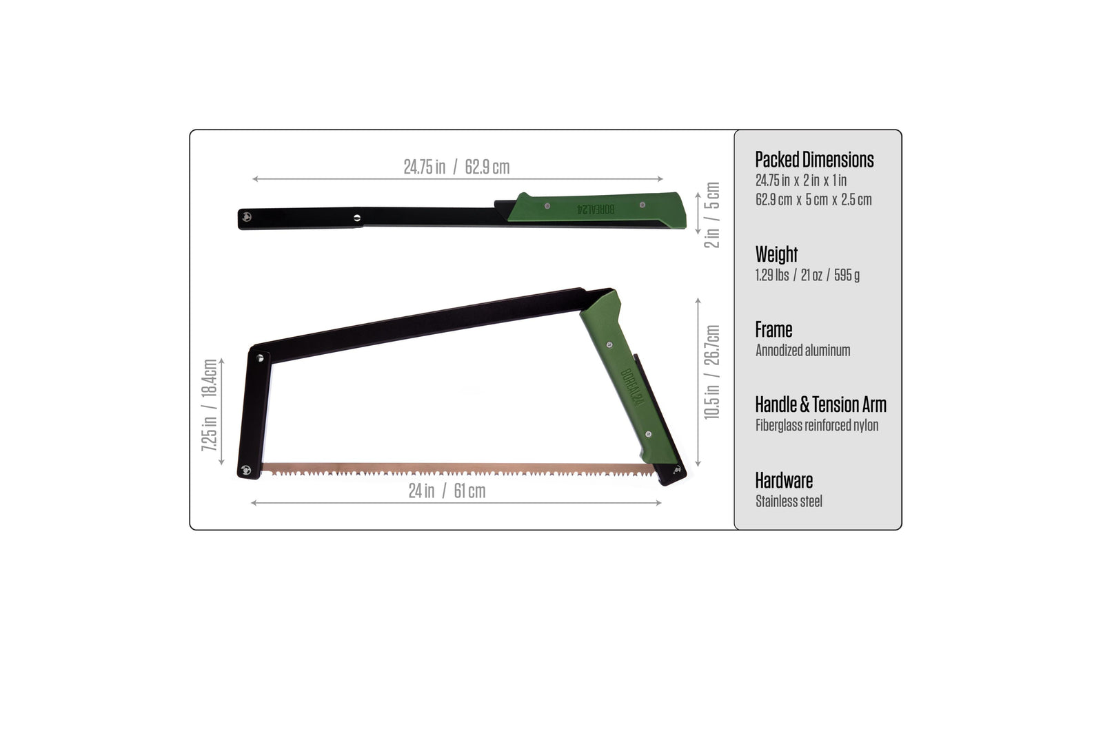 Agawa - Boreal 24 GR - 61x3x26 cm - Boreal 24