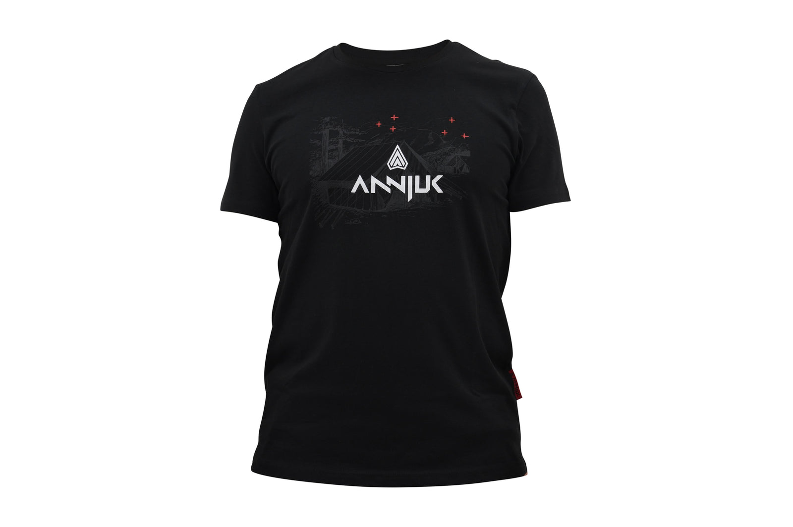 Annjuk - Annjuk T-Shirt Black Logo Big Men - Black / XL - Shirts