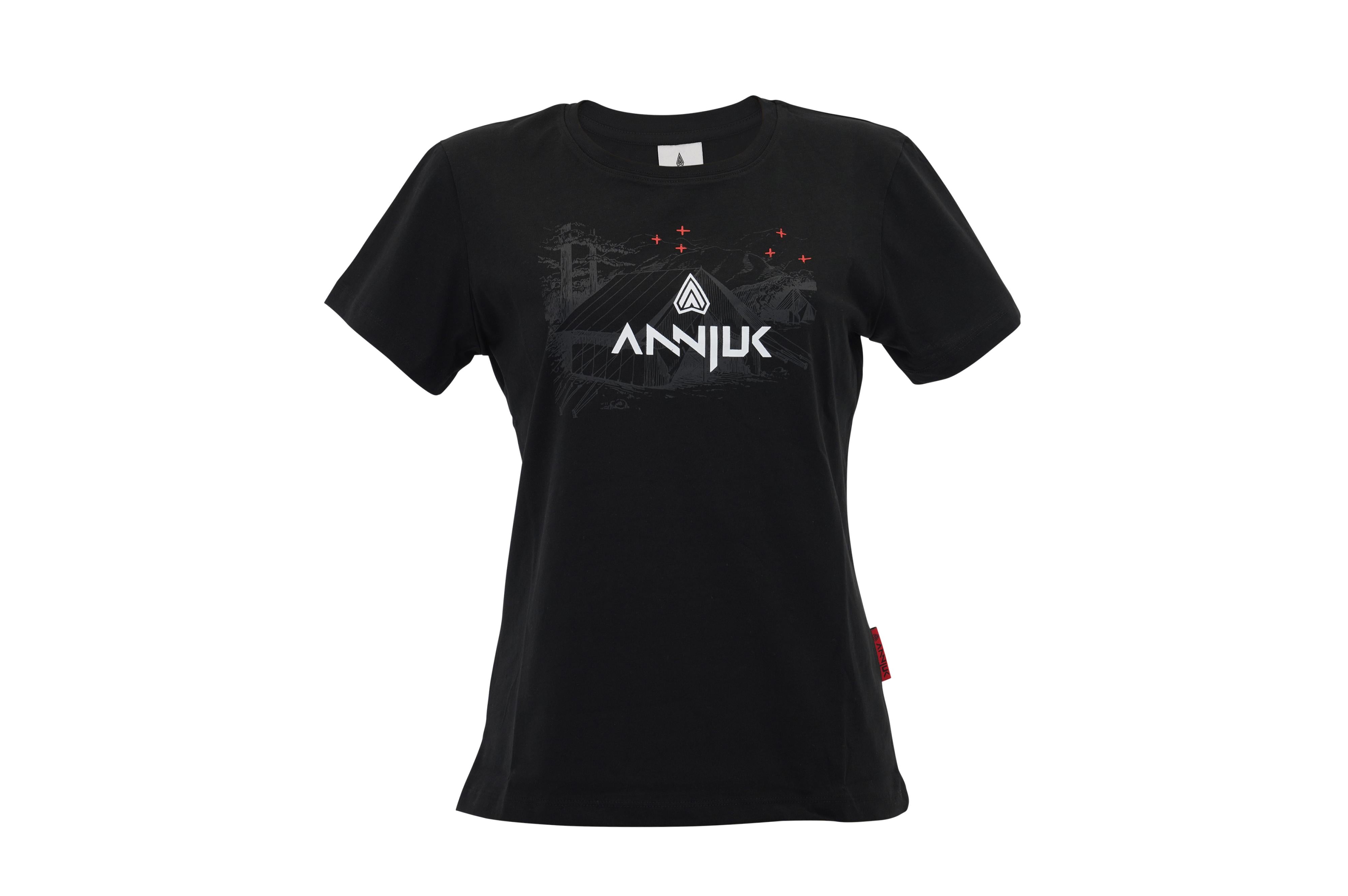 Annjuk - Annjuk T-Shirt Black Logo Big Women - Shirts