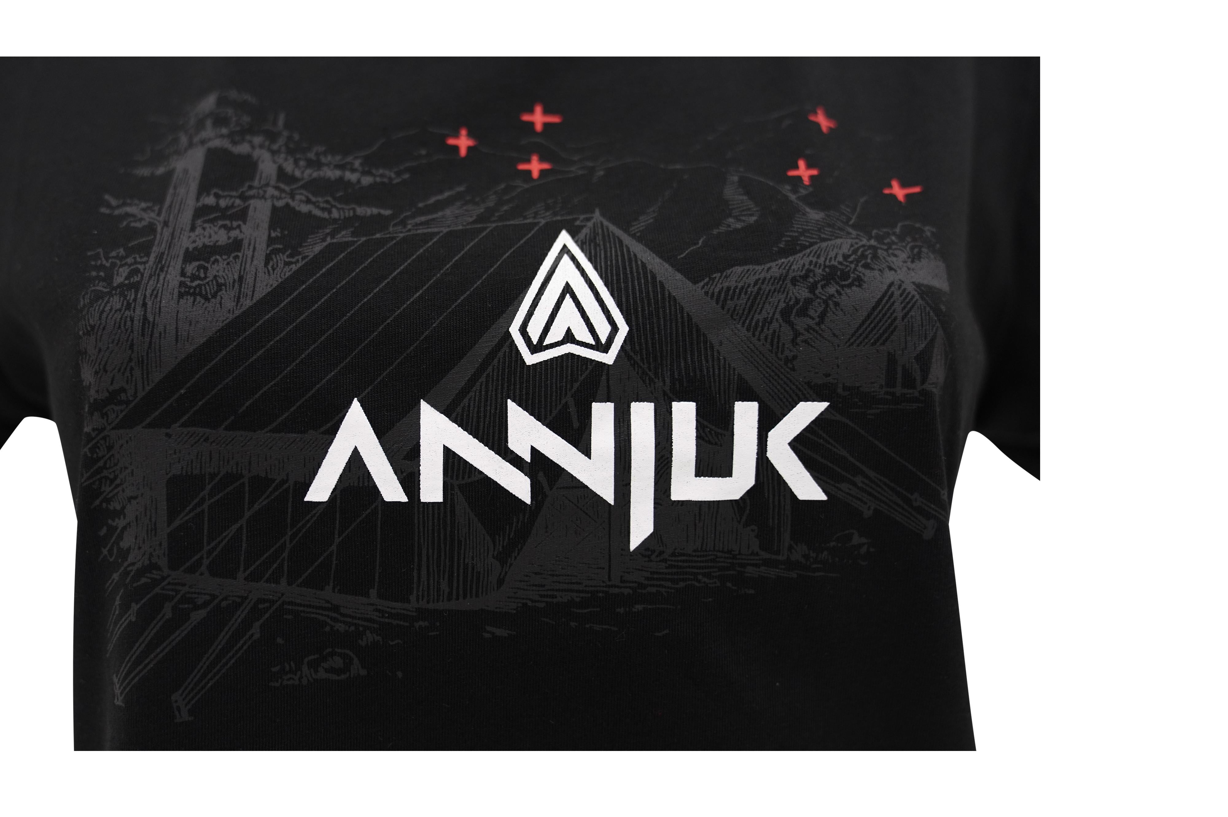 Annjuk - Annjuk T-Shirt Black Logo Big Women - Shirts