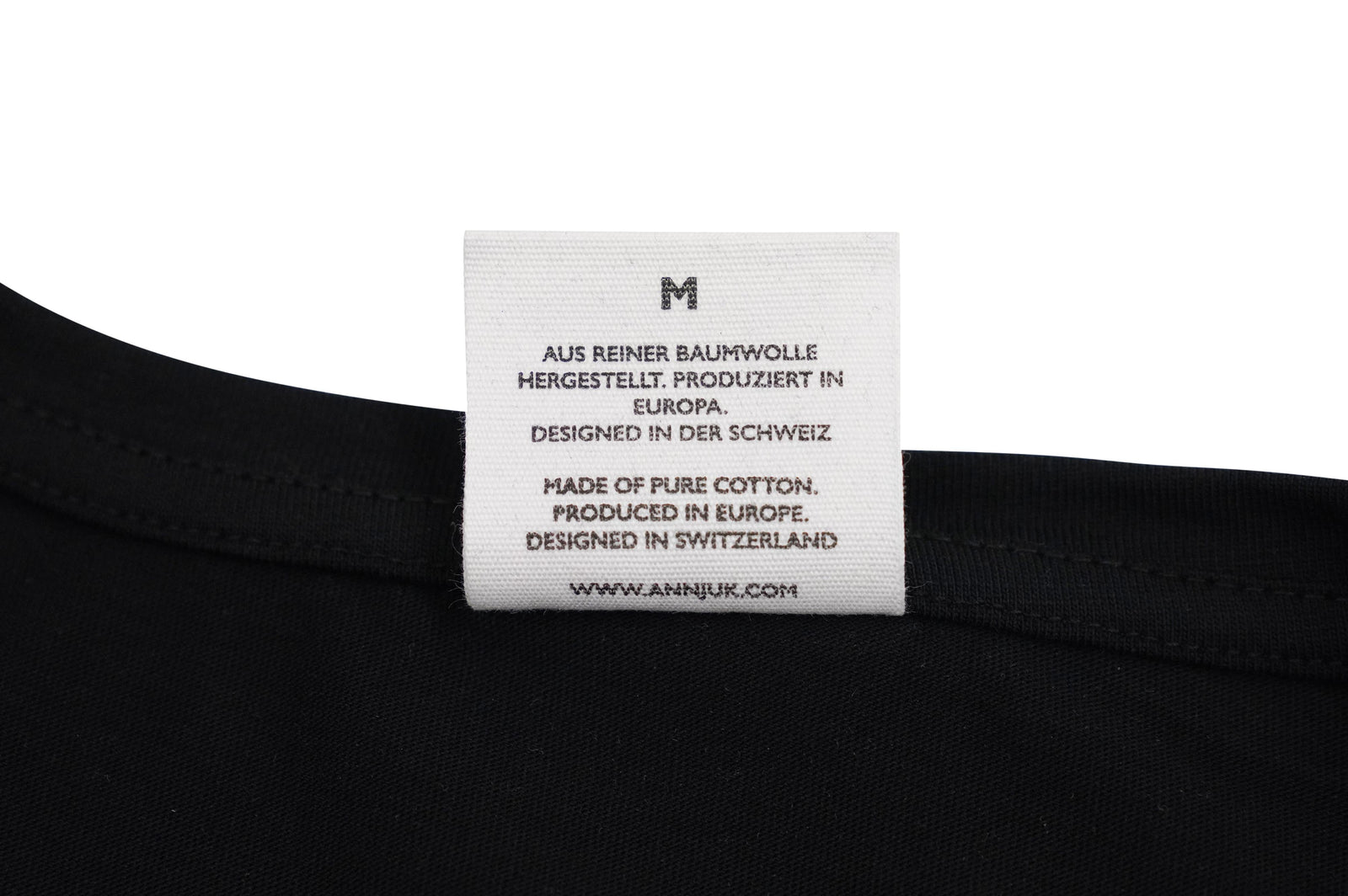 Annjuk - Annjuk T-Shirt Black Logo Big Women - Shirts