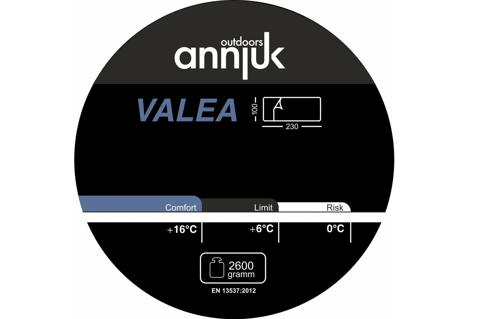 Annjuk - Valea 1900 - 230cm x 100cm - Schlafsäcke
