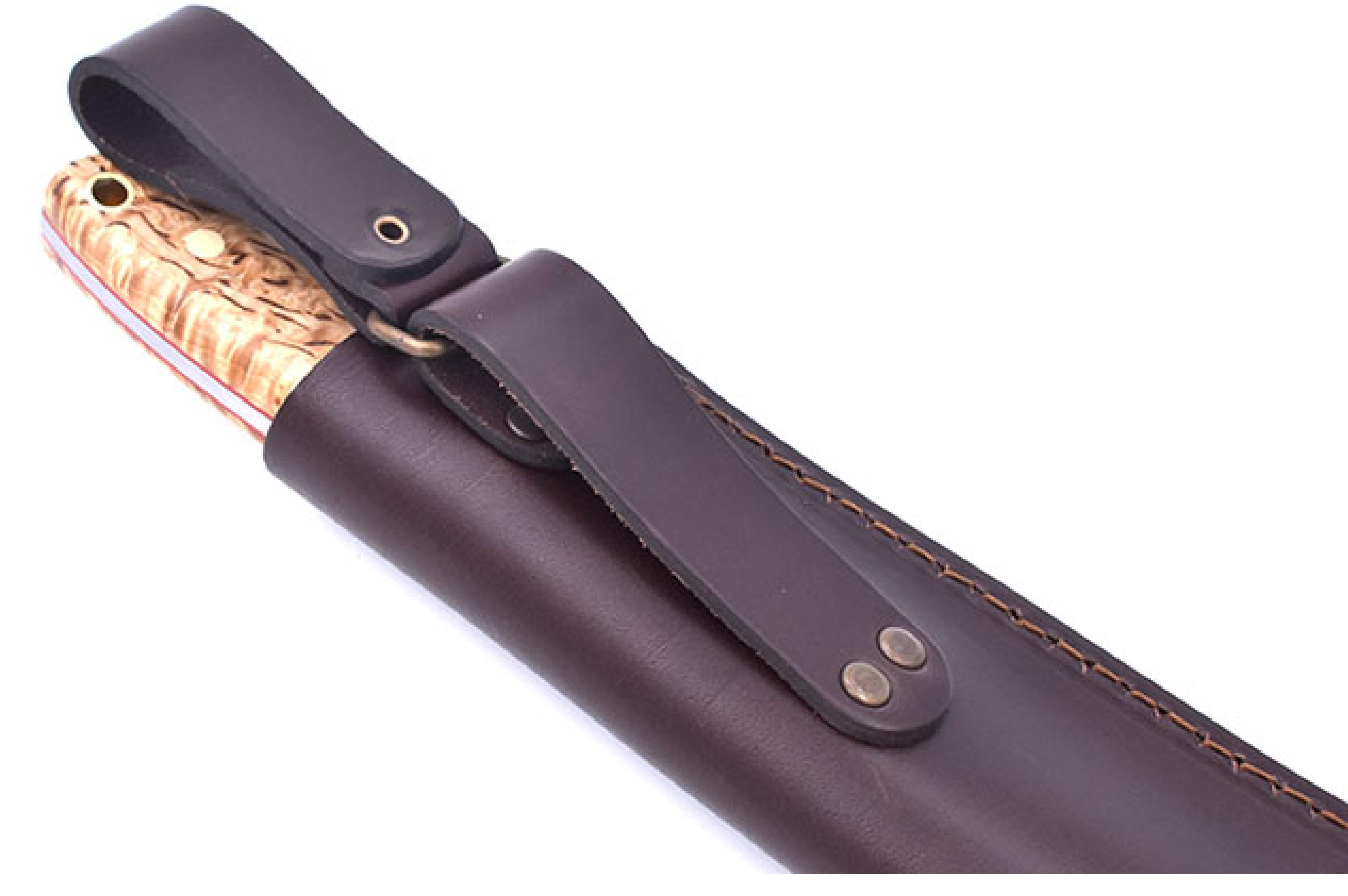 Brisa - Bigmuk 240 - CurlyBirch - Scandi - Bushcraft - 40 cm - Messer und Tools