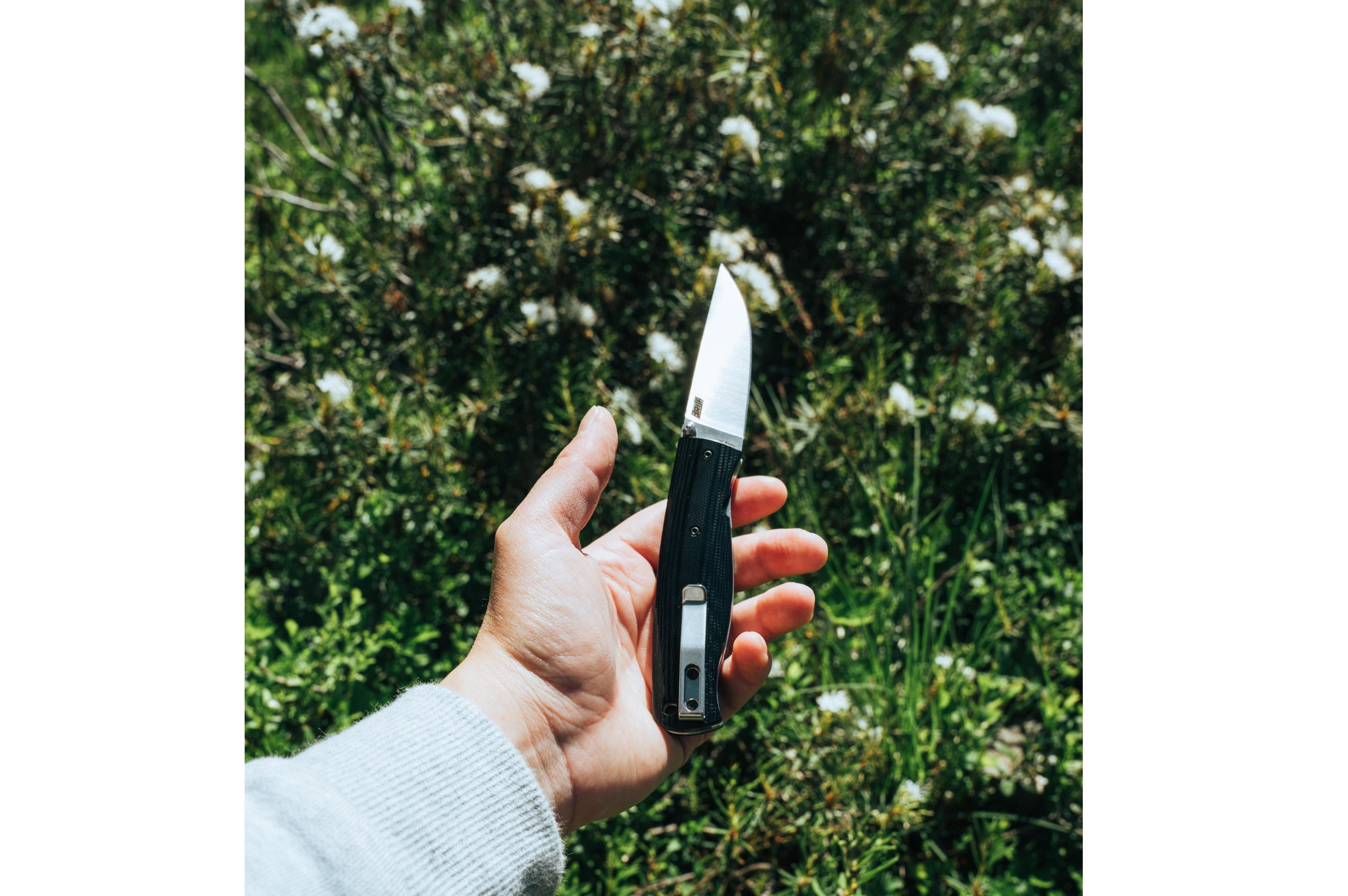 Brisa - Birk 75 - CarbonFiber - Flat - 18 cm - Pocket knives