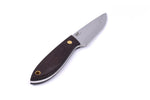 Brisa - Bobtail 80 - Bison Micarta- Scandi - Leather - 17 cm - Bushcraft knives