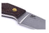 Brisa - Bobtail 80 - BisonMicarta - Flat - Leather - 17 cm - Bushcraft knives
