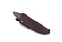 Brisa - Bobtail 80 - BisonMicarta - Flat - Leather - 17 cm - Bushcraft knives