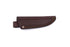 Brisa - Bobtail 80 - BisonMicarta - Flat - Leather - 17 cm - Bushcraft knives