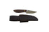 Brisa - Bobtail 80 - BisonMicarta - Flat - Multicarry - 17 cm - Bushcraft knives
