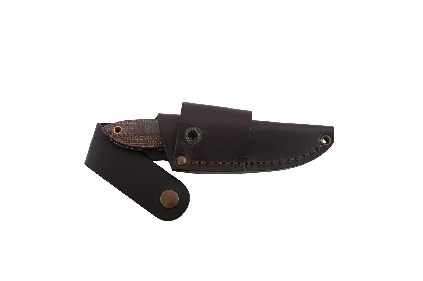Brisa - Bobtail 80 - BisonMicarta - Flat - Multicarry - 17 cm - Bushcraft knives