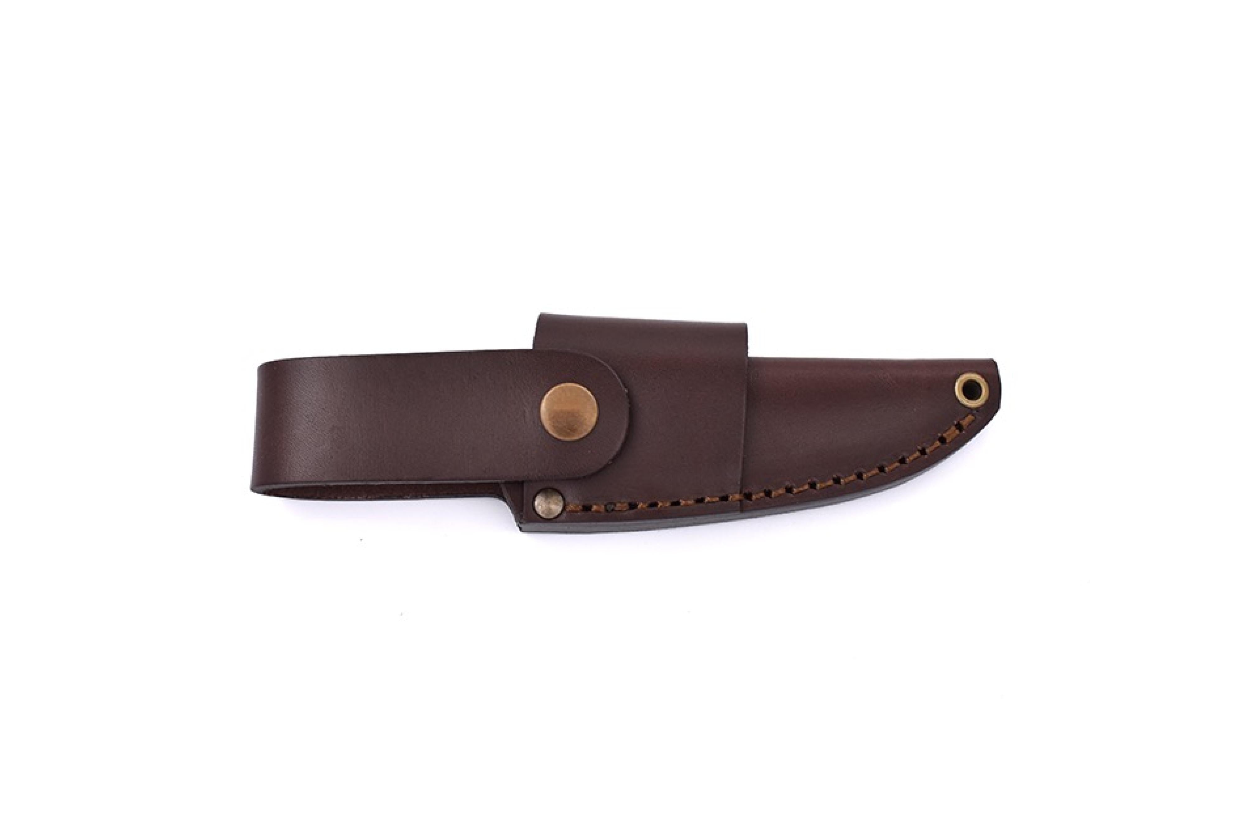 Brisa - Bobtail 80 - CurlyBirch - Flat - Multicarry - 17 cm - Bushcraft knives