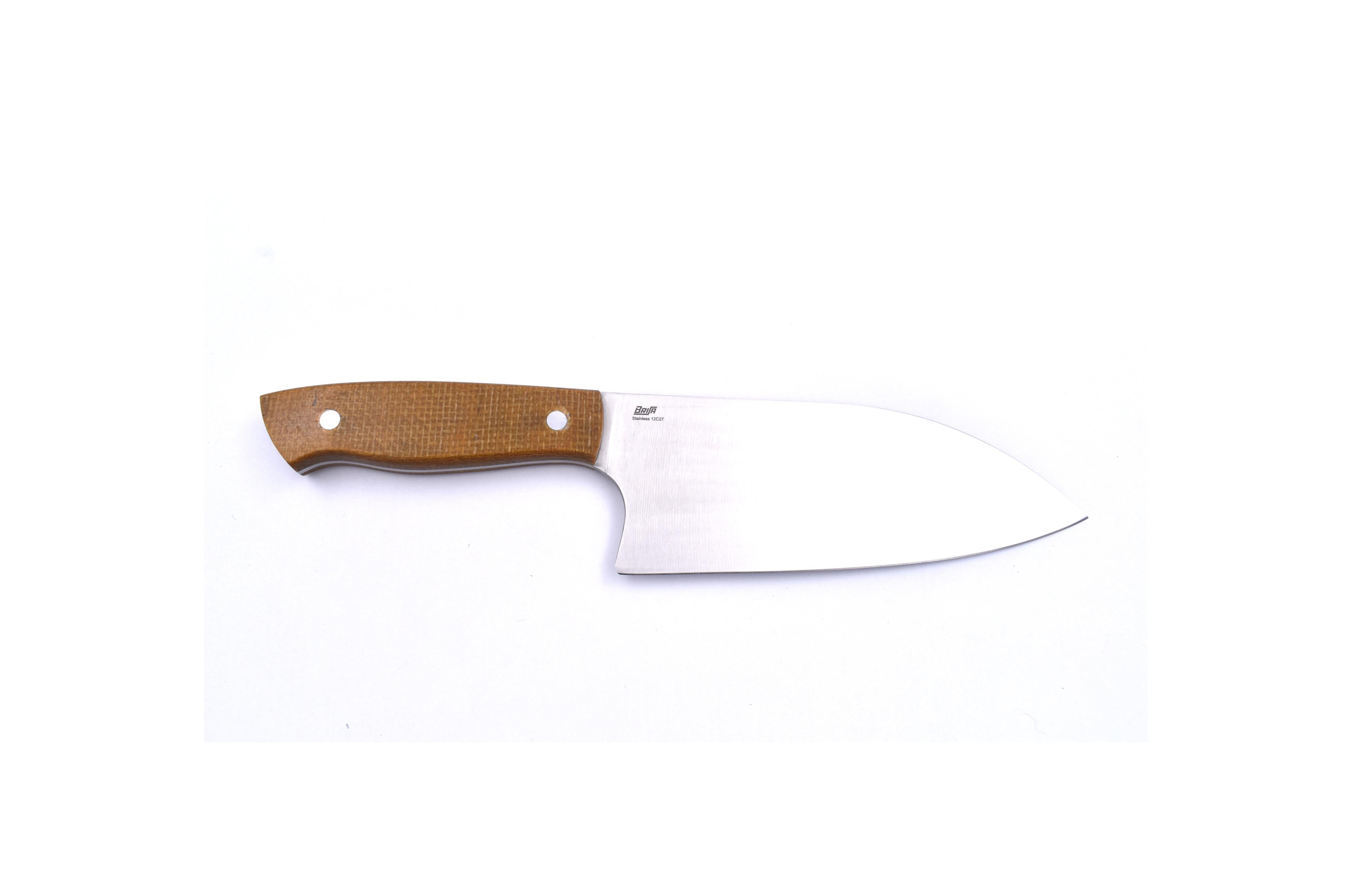 Chef 160 - MustardMicarta - Flat - 28 cm - Kitchen knives