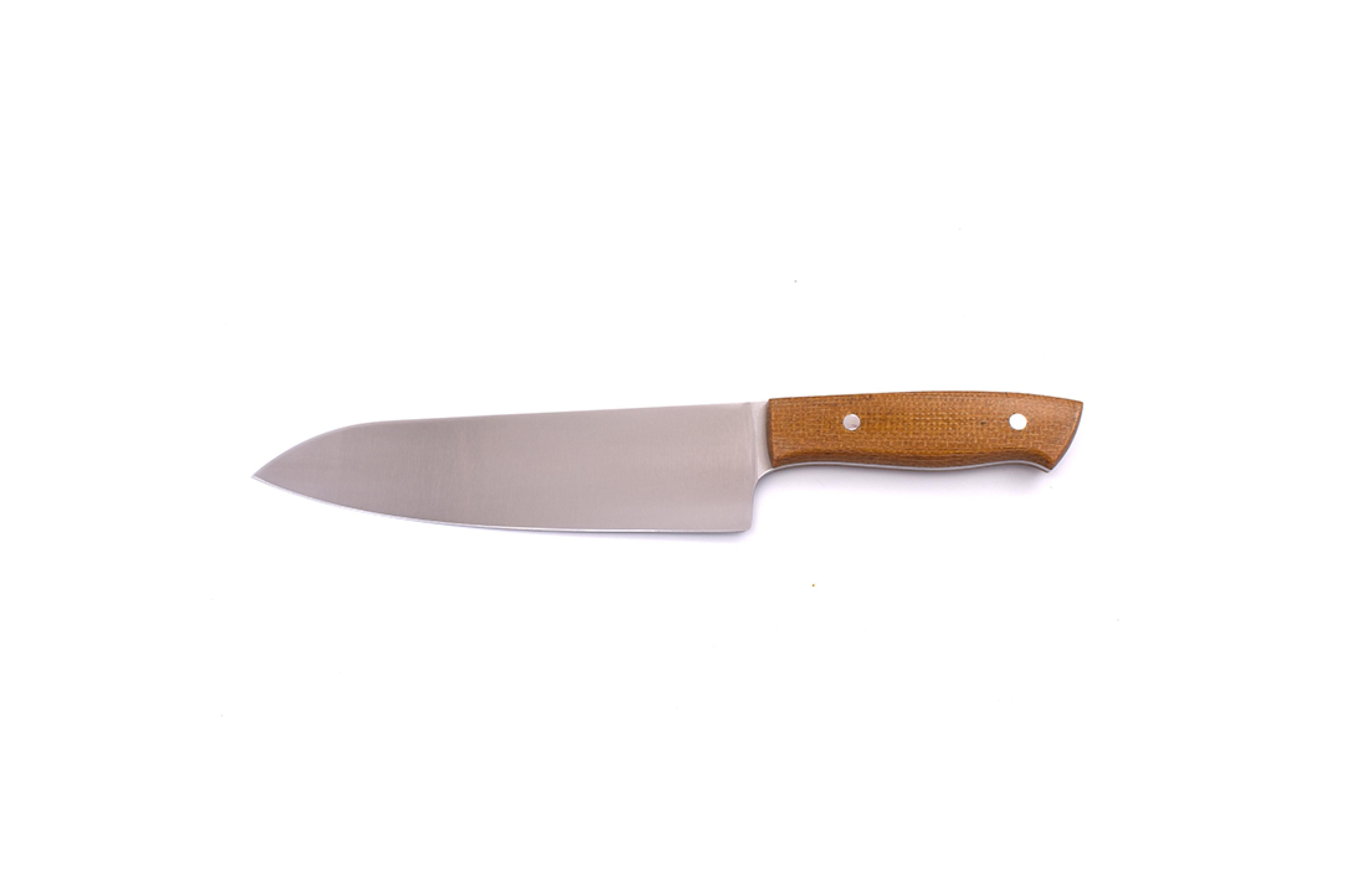 Chef 185 - MustardMicarta - Flat - 30 cm - Kitchen knives