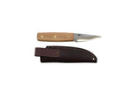 Brisa - Crafter 70 - Ash - Scandi - Leather - 17 cm - Carving knives