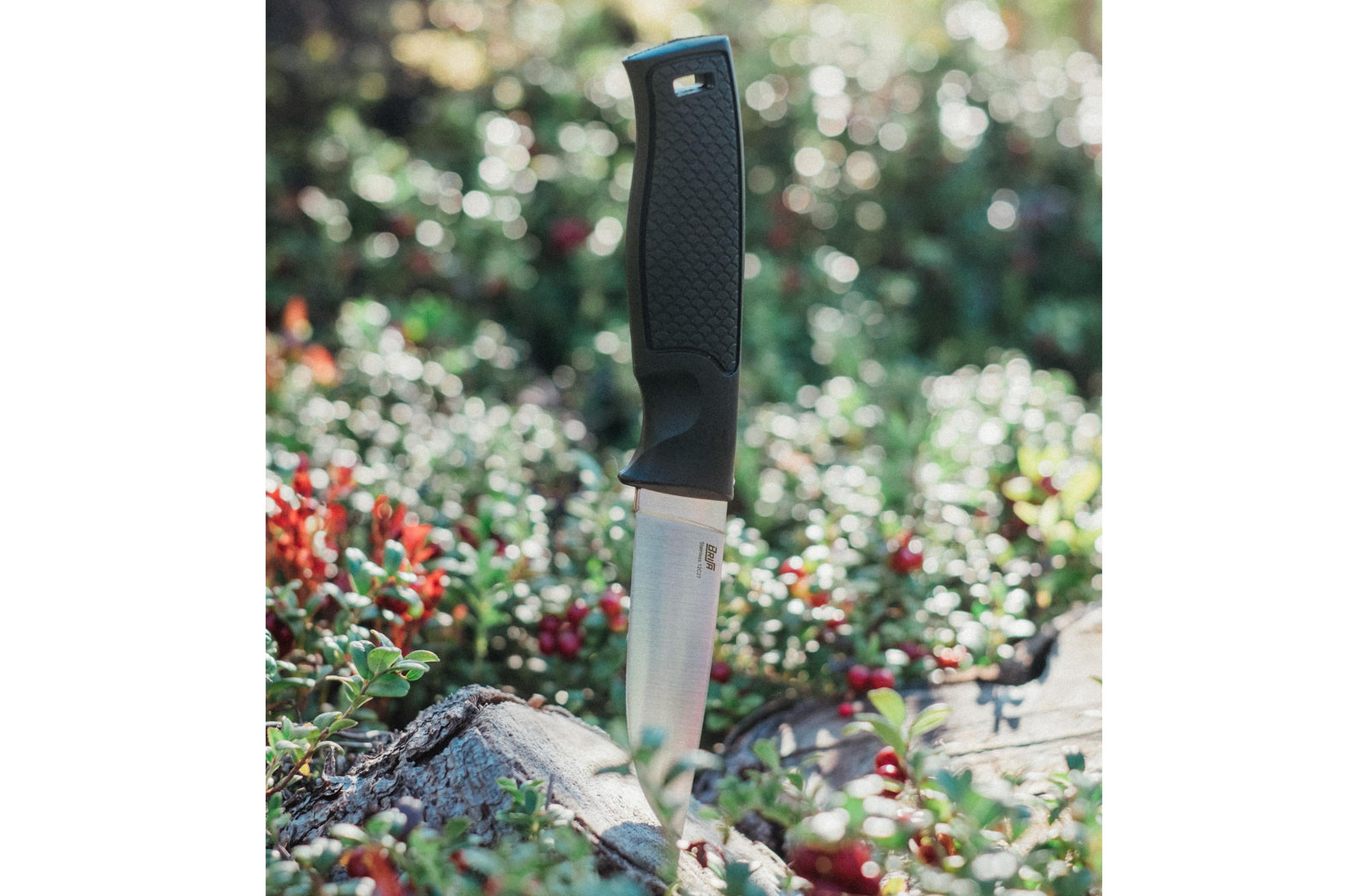 Brisa - Hiker 95 - Polypropylene - Flat - Leather - 21 cm - Bushcraft knives