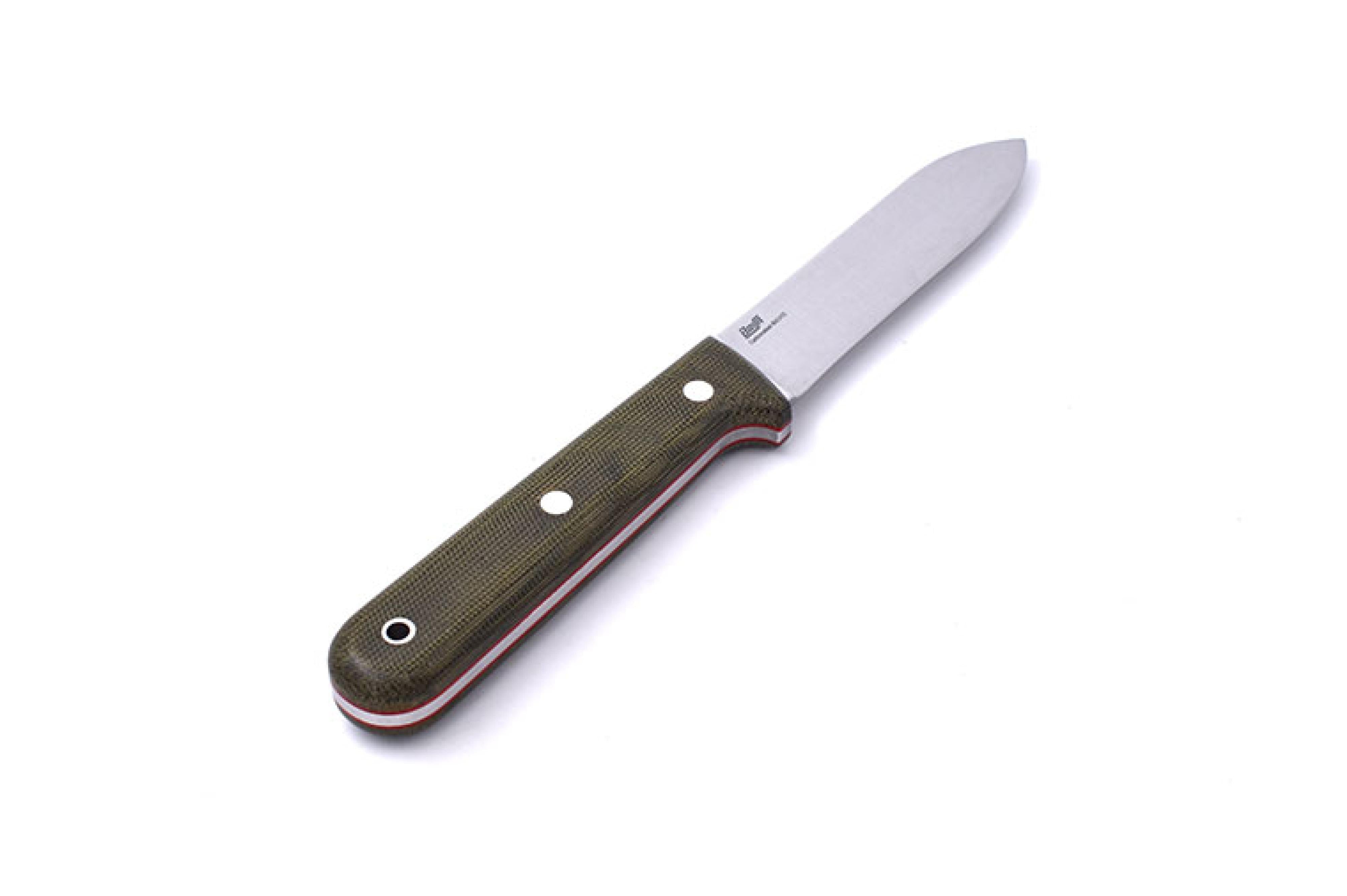 Brisa - Kephart 115 - GreenMicarta - Flat - Bushcraft - 22 cm - Bushcraft knives