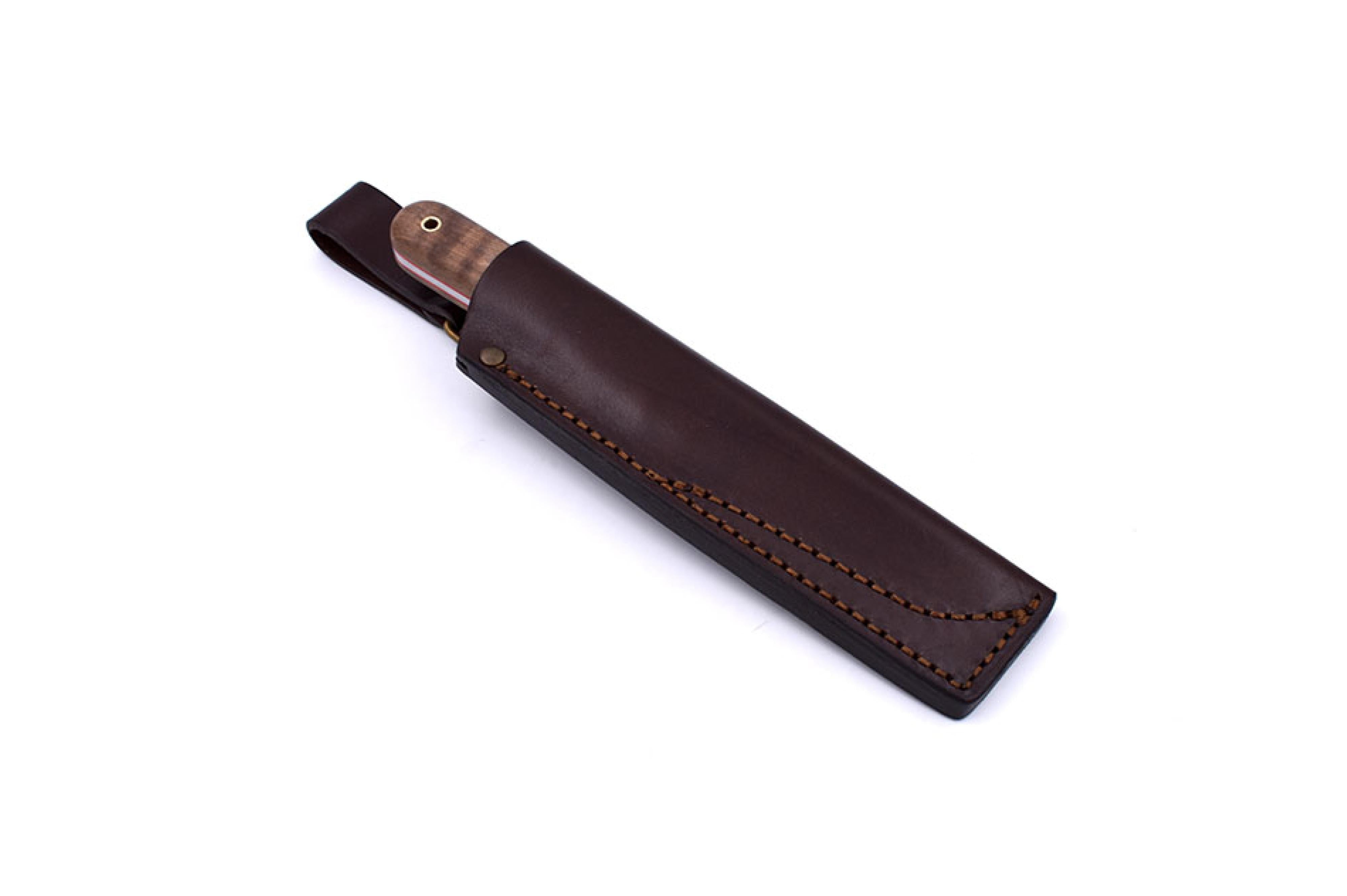 Brisa - Kephart 115 - StabilizedWalnut - Flat - Bushcraft - 22 cm - Bushcraft knives