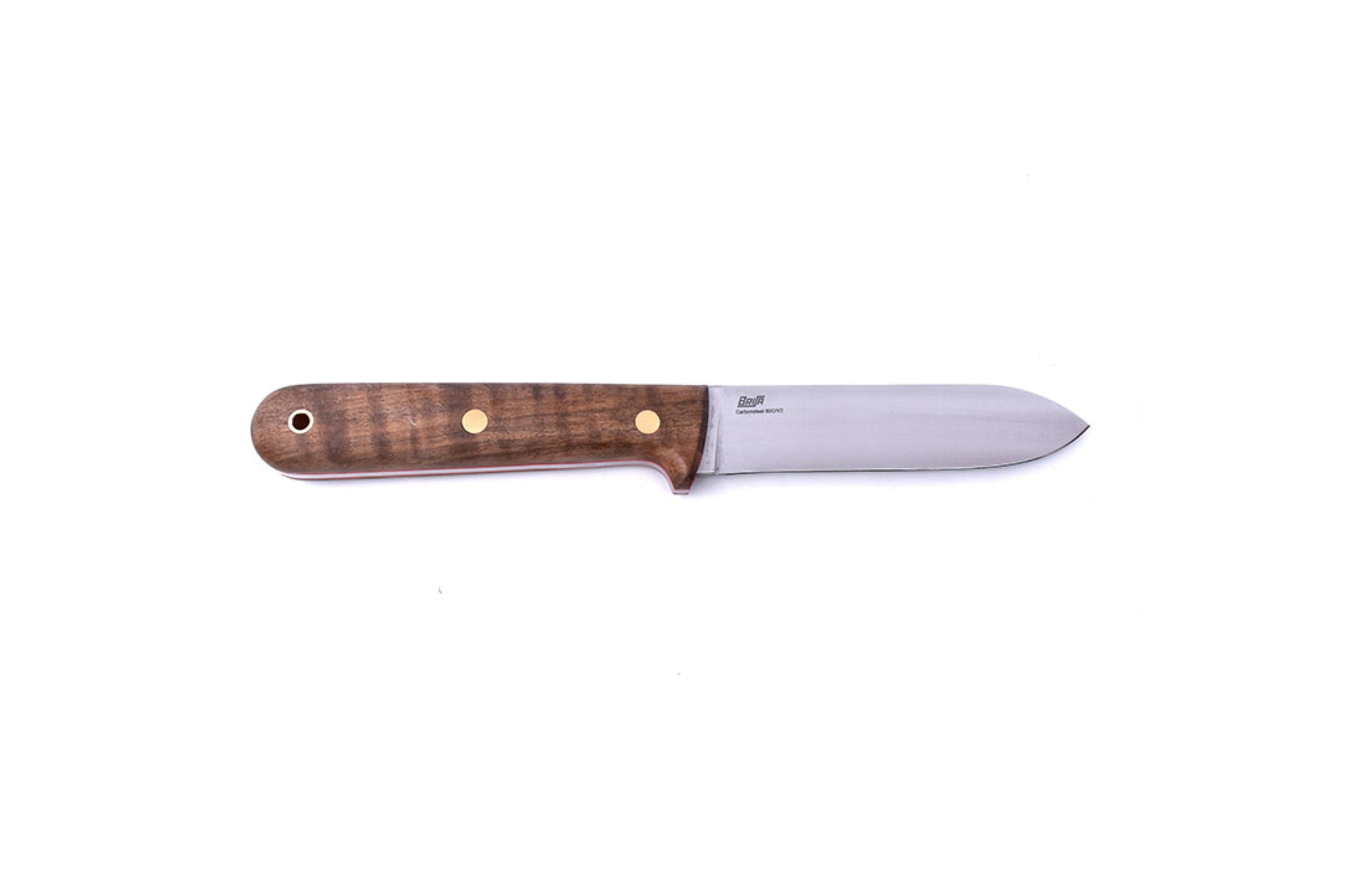 Brisa - Kephart 115 - StabilizedWalnut - Flat - Bushcraft - 22 cm - Bushcraft knives