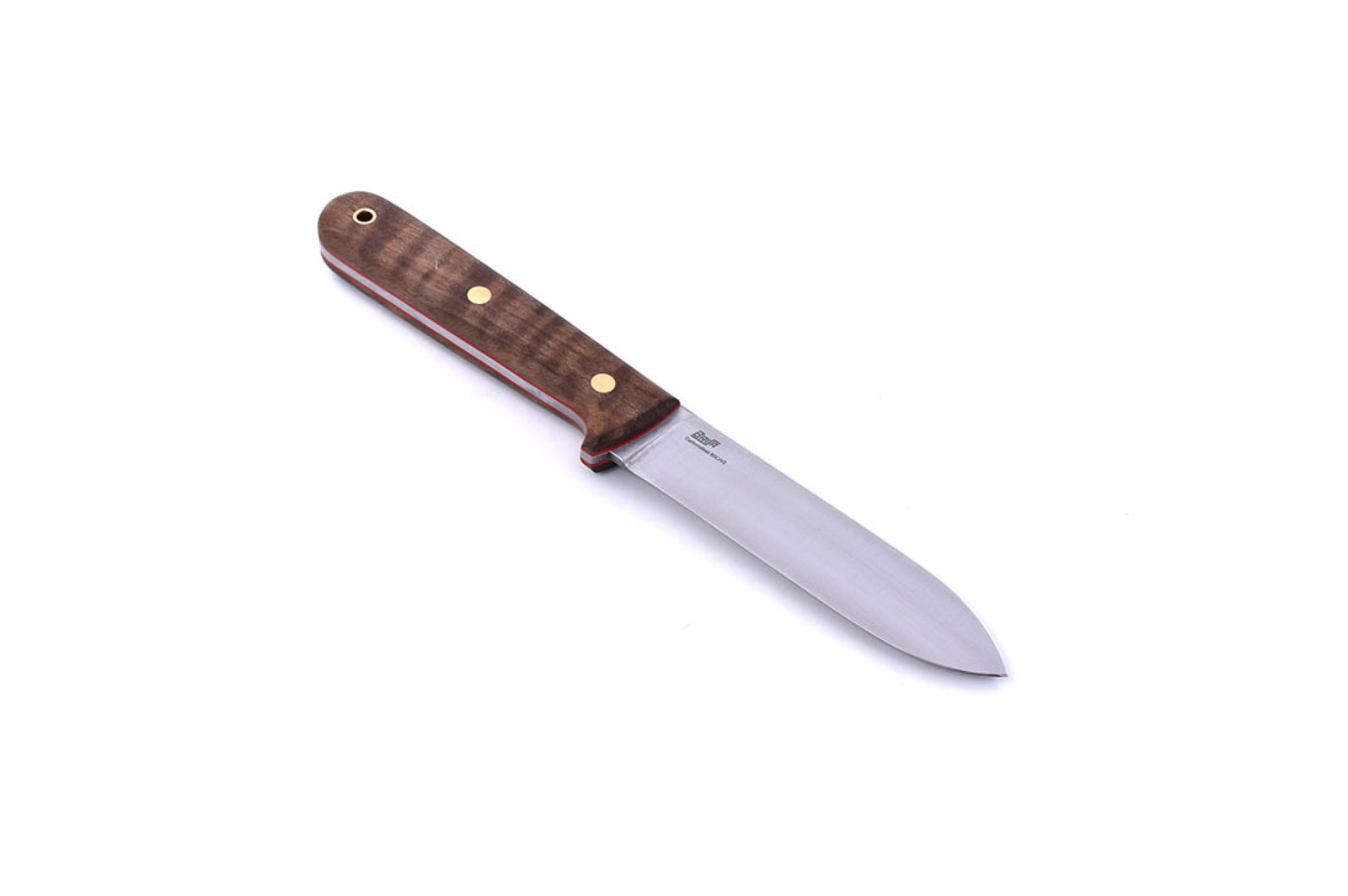 Brisa - Kephart 115 - StabilizedWalnut - Flat - Leather - 23 cm - Bushcraft knives