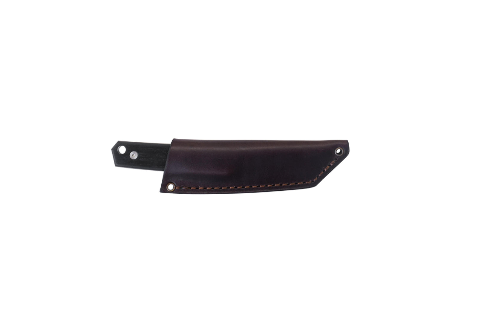 Brisa - Kwaiken 90 - Ebony - Scandi - Leather - 19 cm - Bushcraft knives